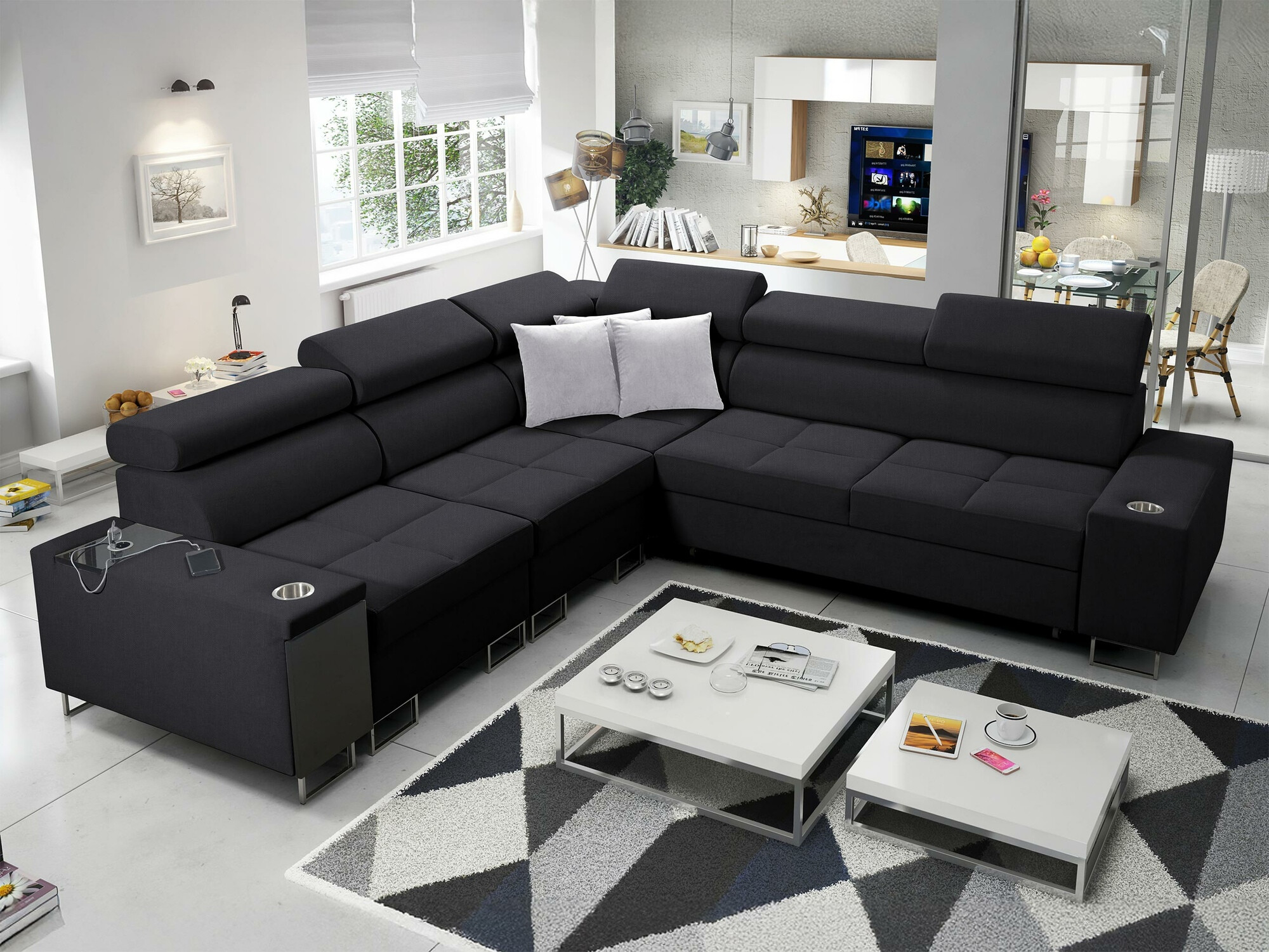 Hoekbank Pearland 110 (Sawana 14 + Sawana 84)