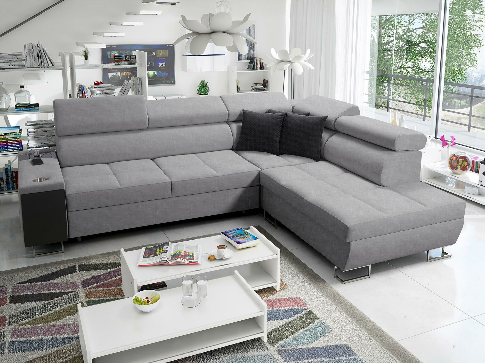 Hoekbank Pearland 115 (Sawana 21 + Sawana 14)