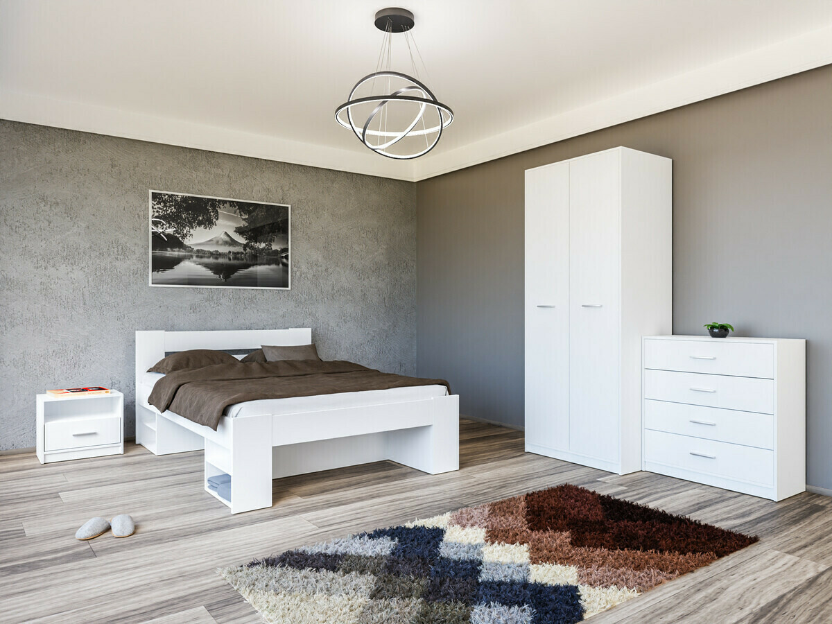 Slaapkamerset Novsore 147 (Wit)