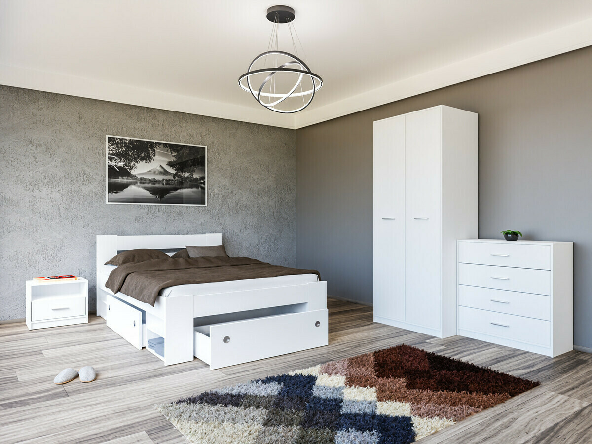 Slaapkamerset Novsore 147 (Wit)