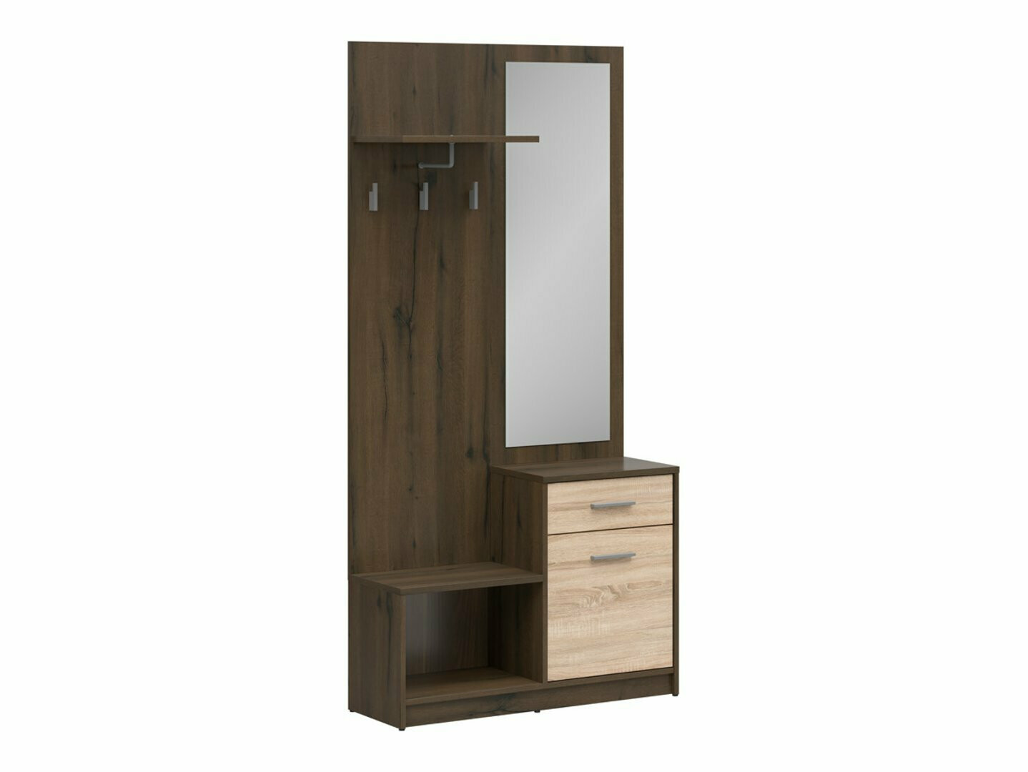 Gangmeubelset Novsore 121 (Donkere eik + Sonoma eik)