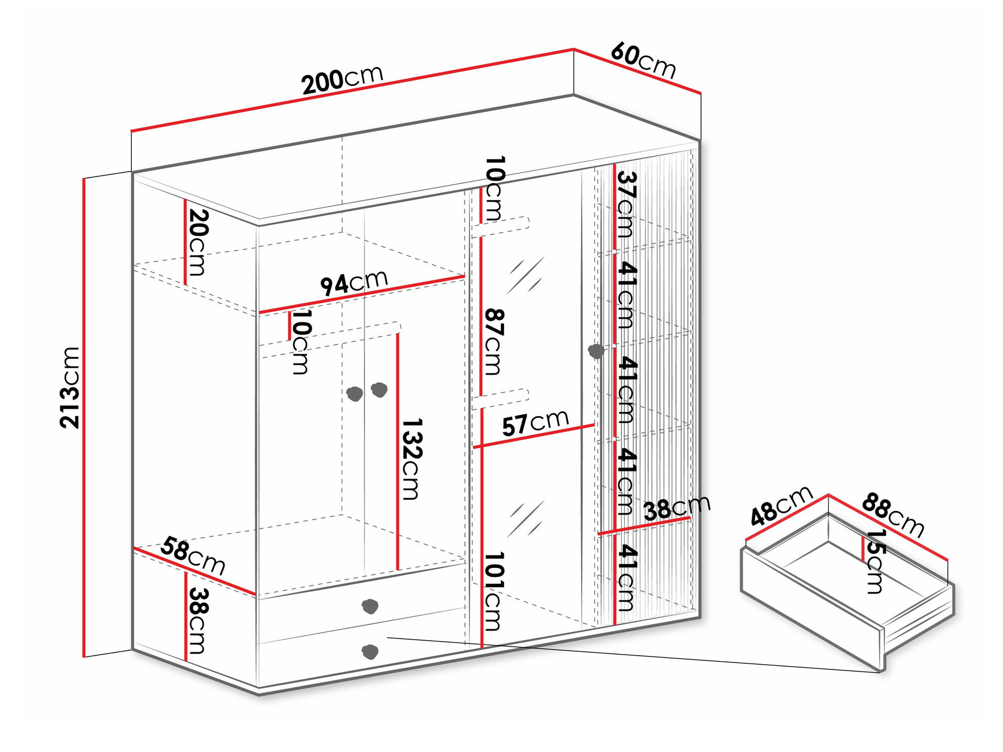 Kledingkast Venmava 114