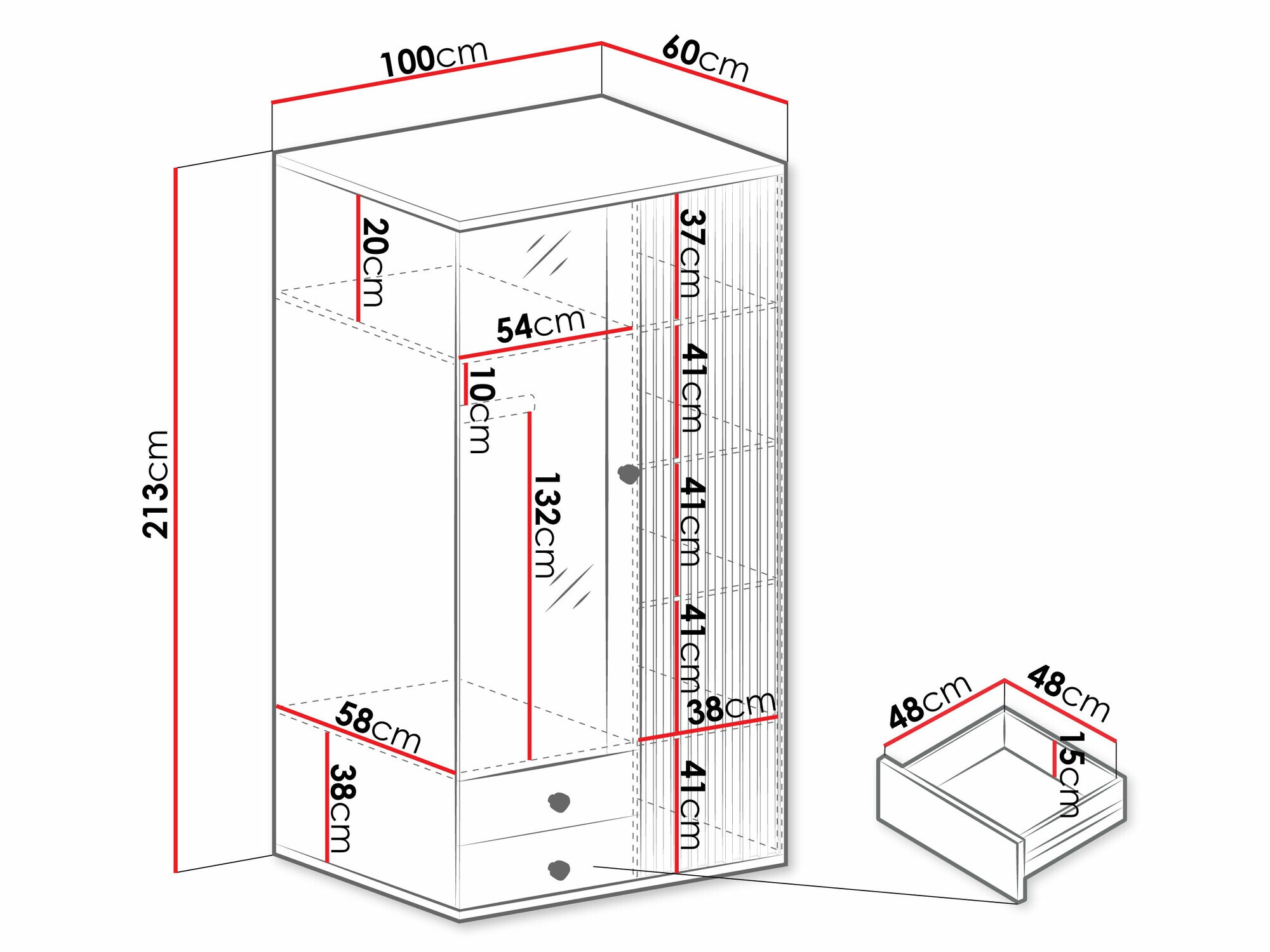 Kledingkast Venmava 116