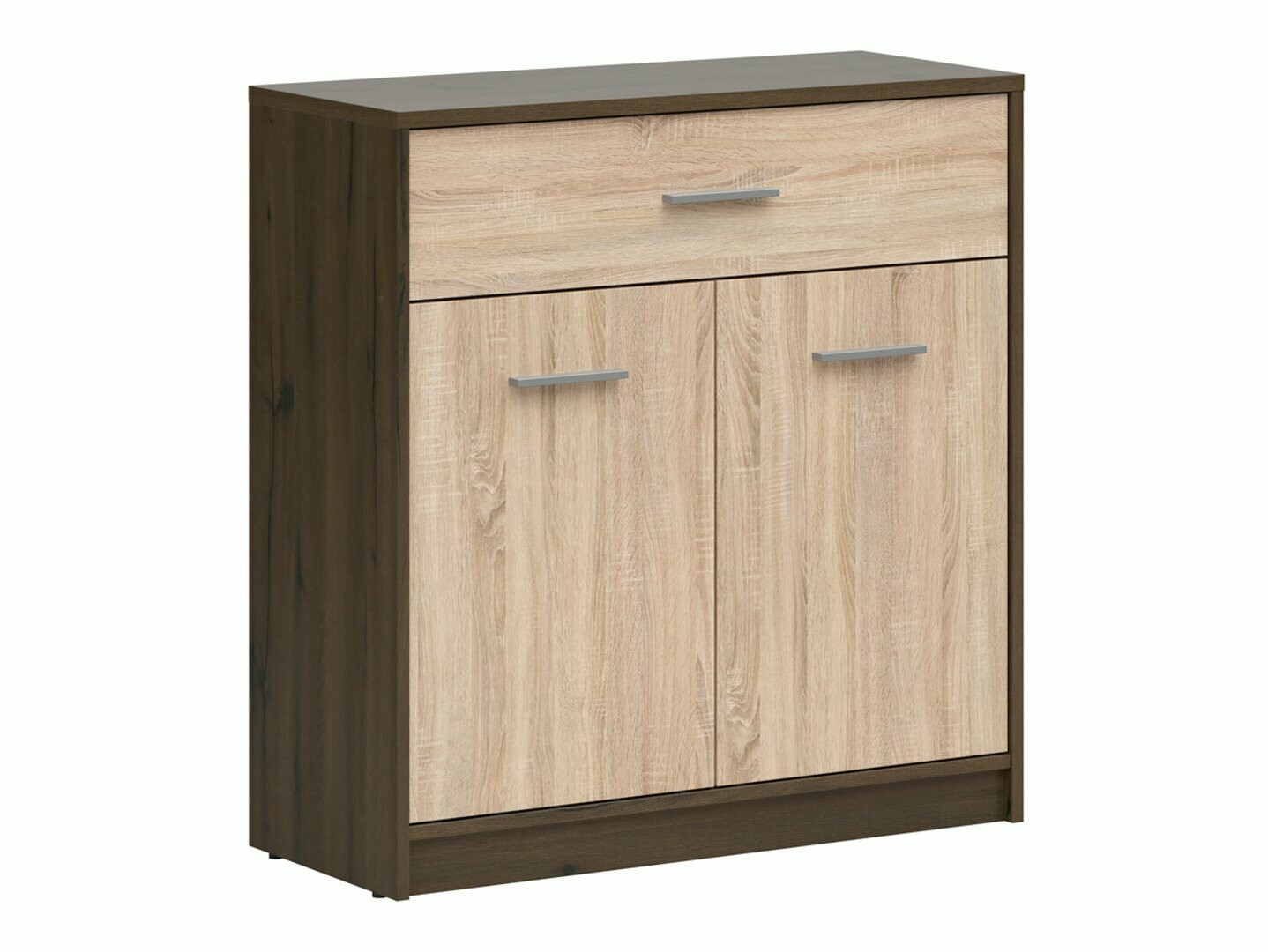 Ladekast Novsore 115 (Donkere eik + Sonoma eik)