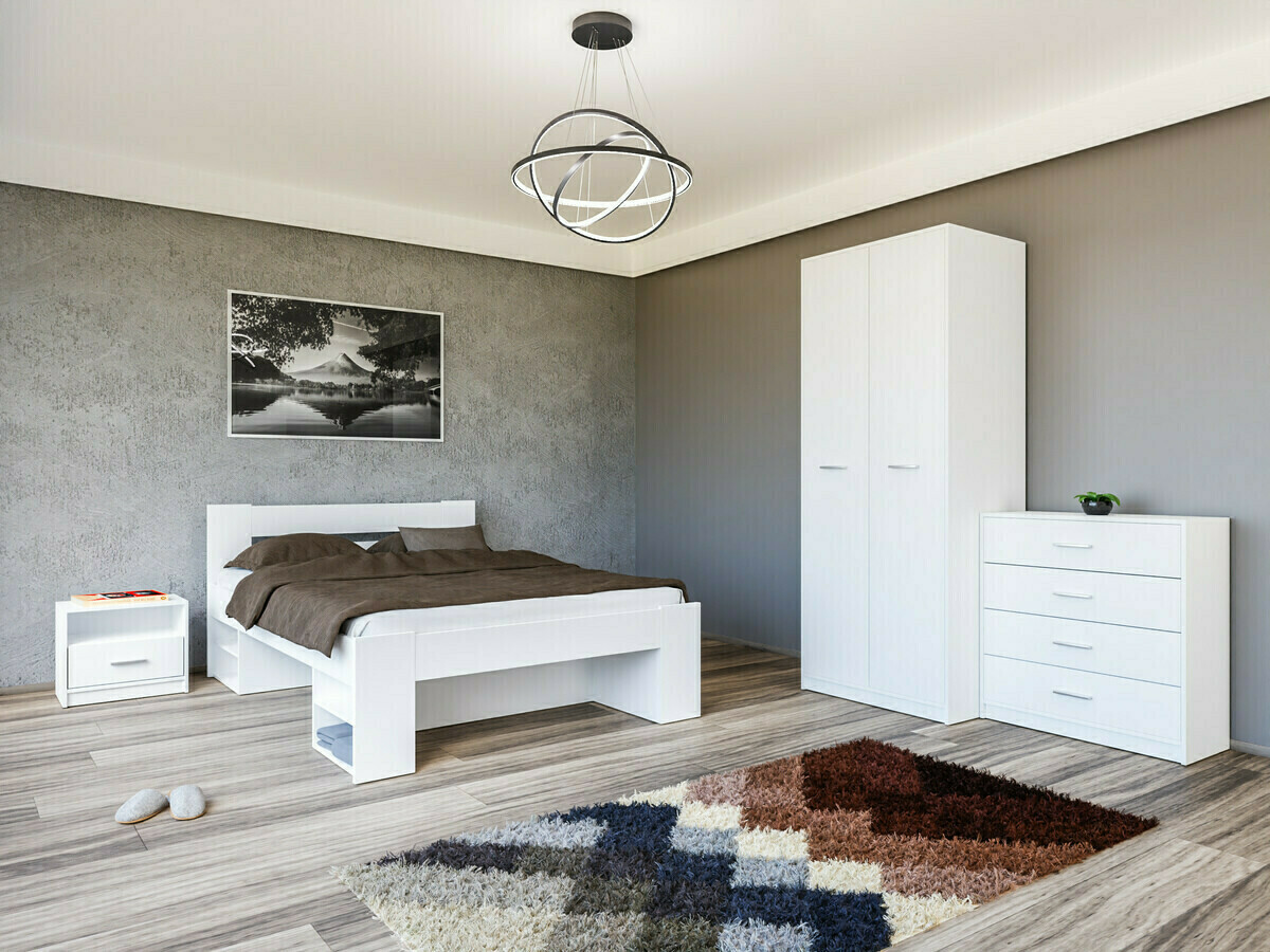 Slaapkamerset Novsore 147 (Wit)