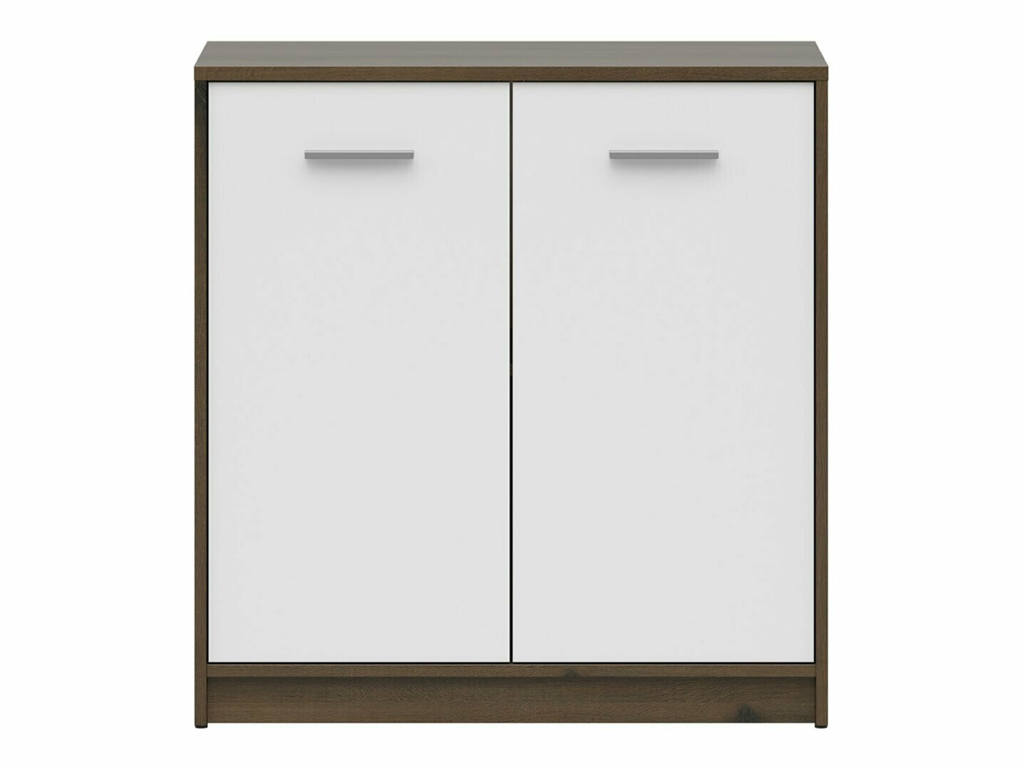 Dressoir Novsore 116 (Donkere eik + Wit)