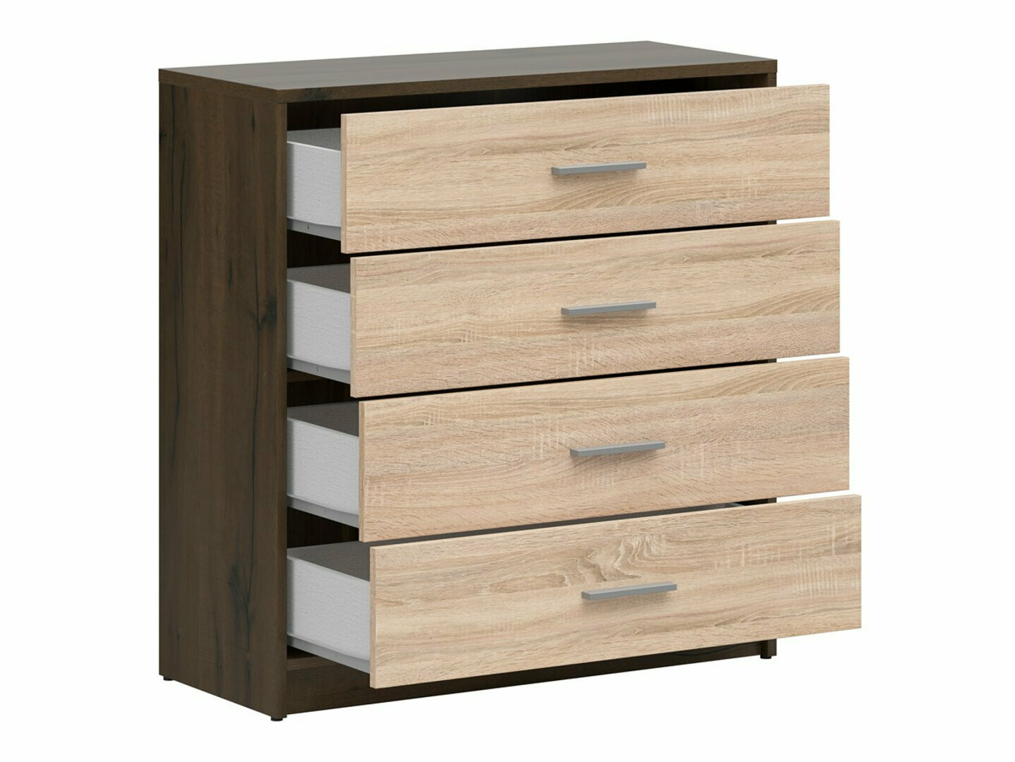 Ladekast Novsore 101 (Donkere eik + Sonoma eik)