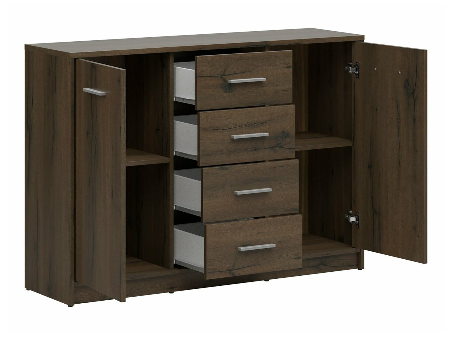 Ladekast Novsore 118 (Donkere eik)