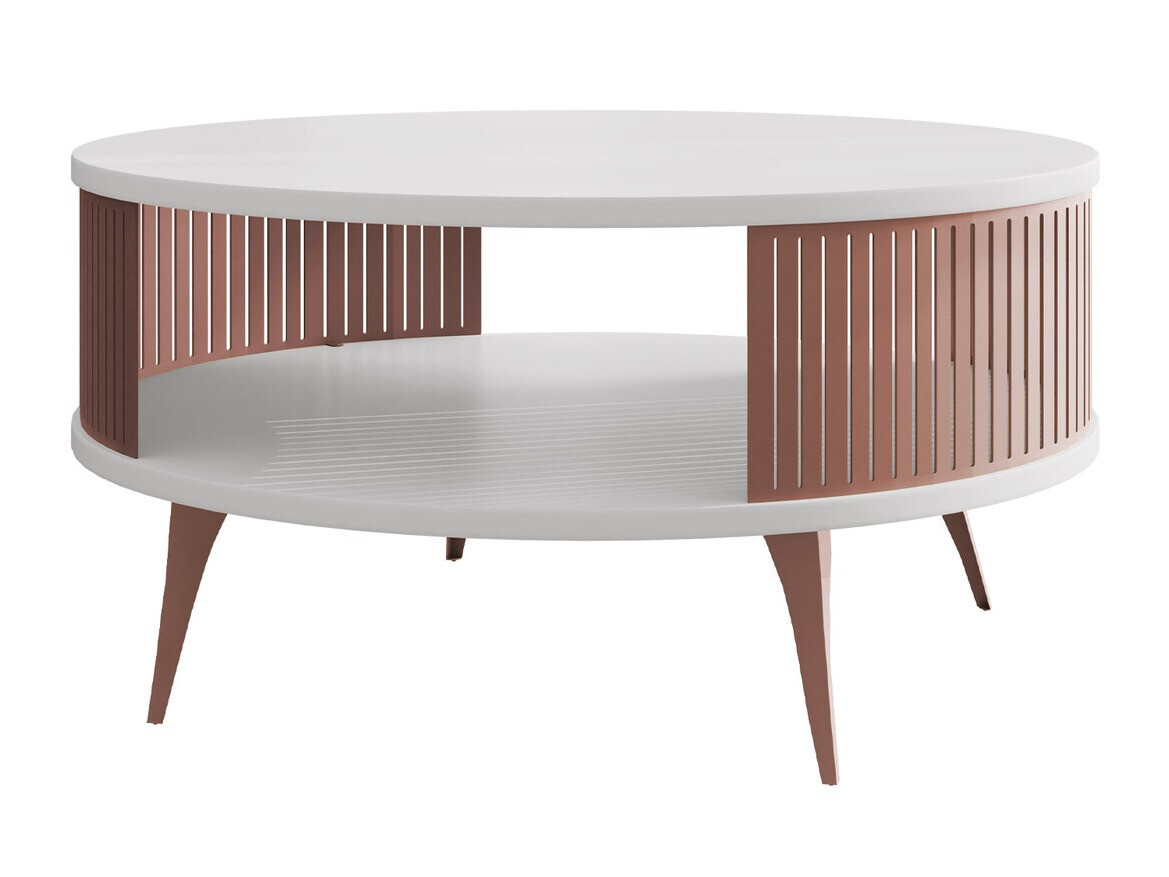 Salontafel Vitum II (Roze + Wit)