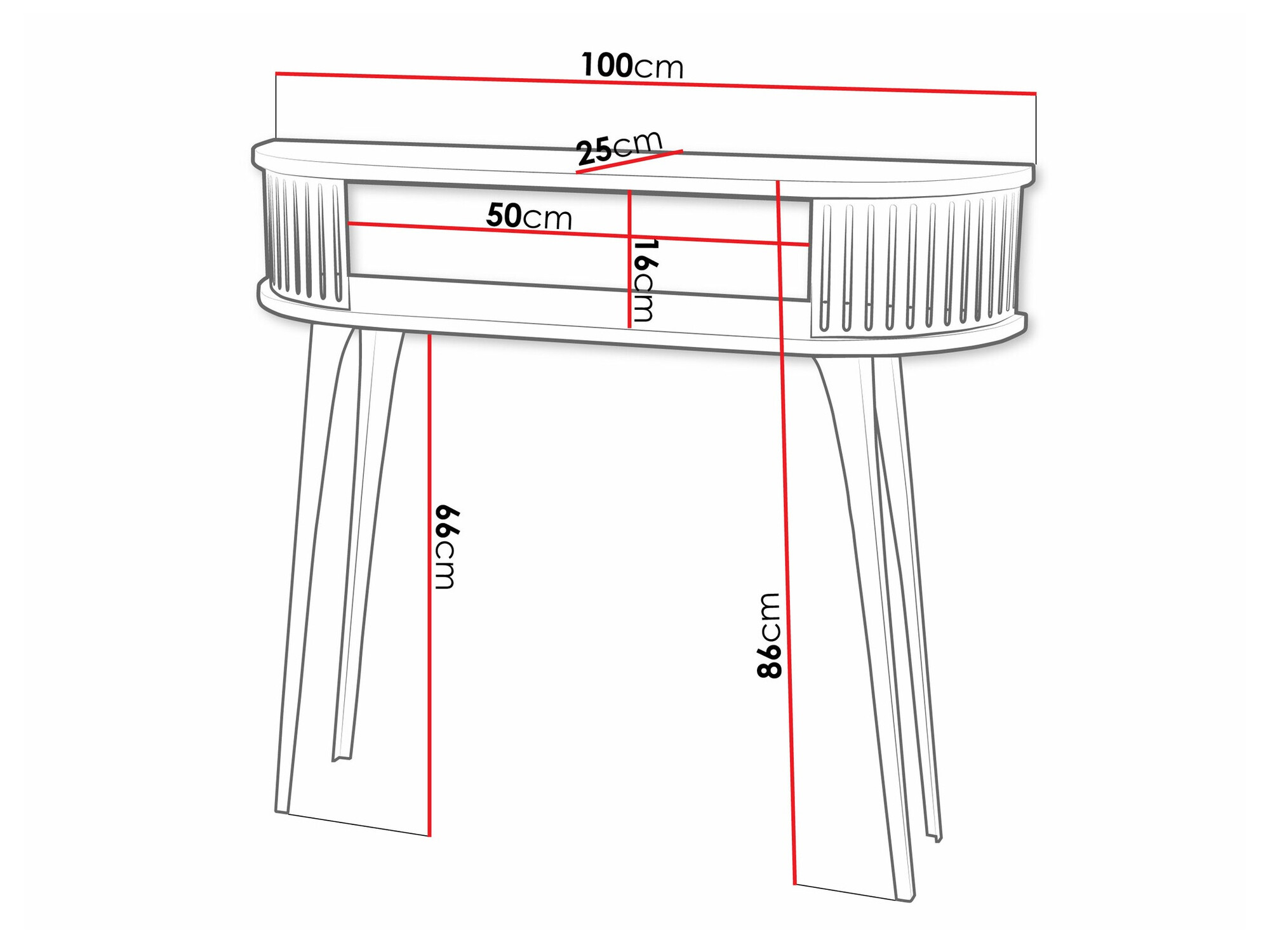 Wandtafel Sordore 112 (Gouden + Zwart marmer)