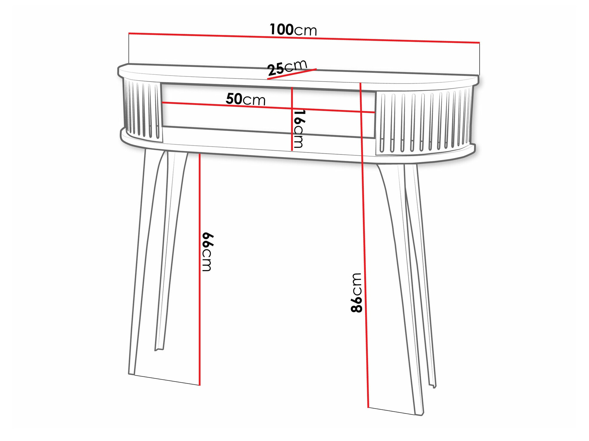 Wandtafel Sordore 113 (Roze + Zwart marmer)