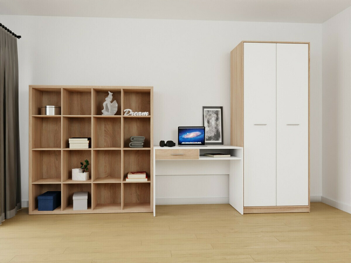 Thuiskantoorset Novsore 153 (Sonoma eik + Wit)