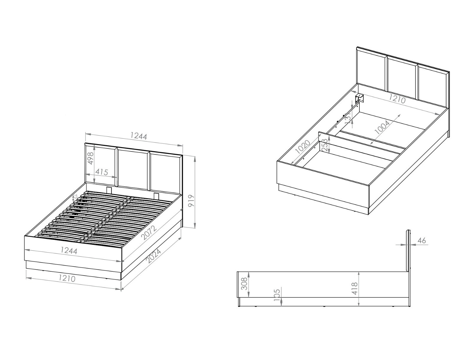 Bed Etmava 106