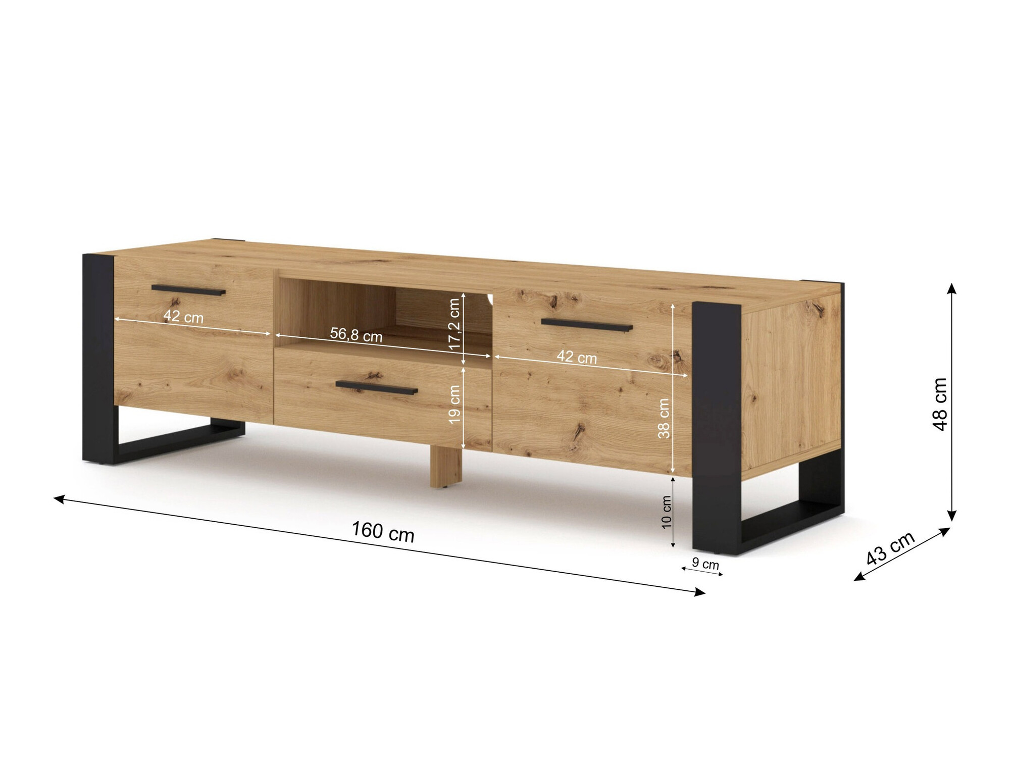 TV-meubel Cordoro 100 (Wit)