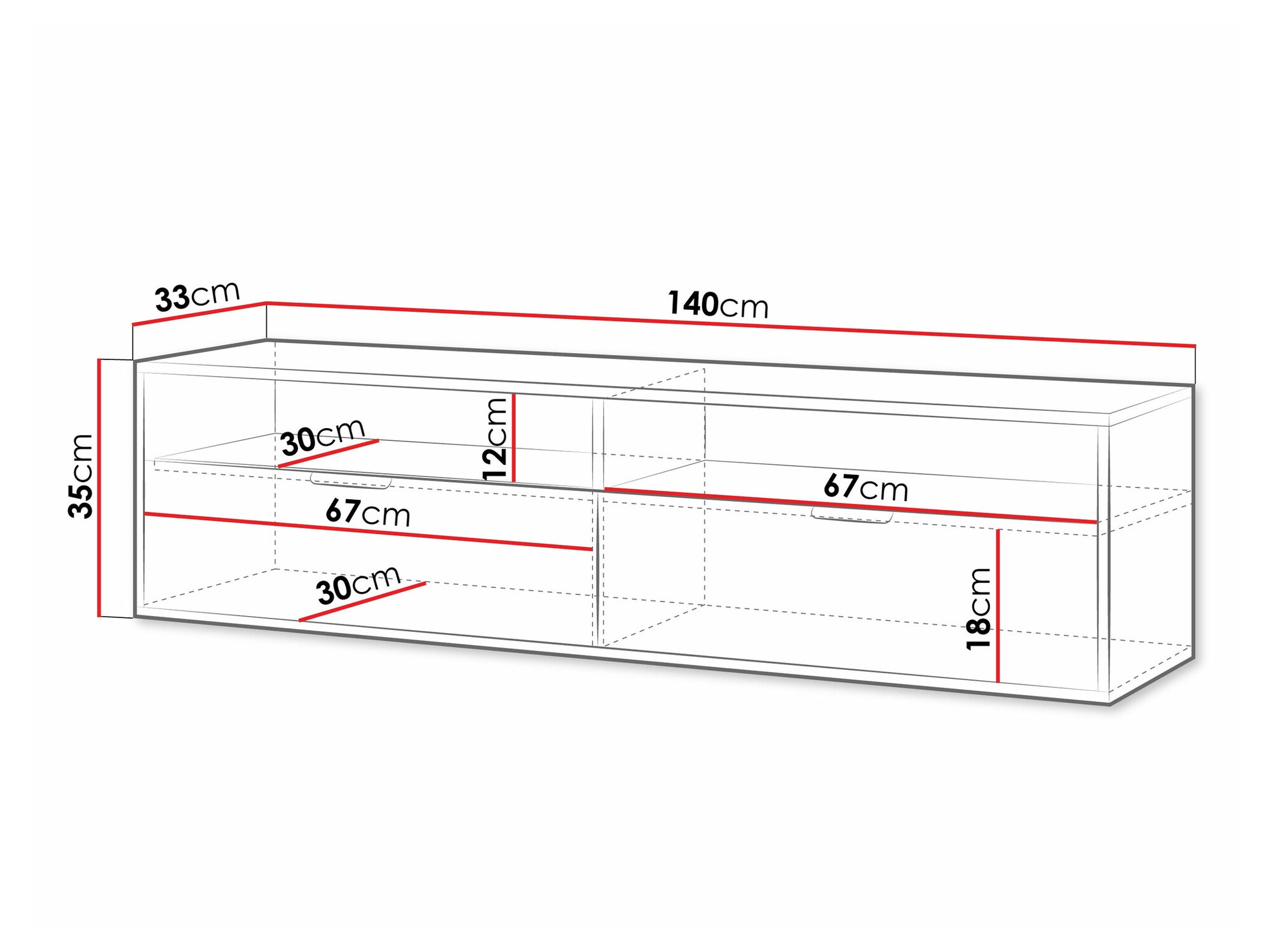 TV-meubel Hamilton 102 (Kasjmier)