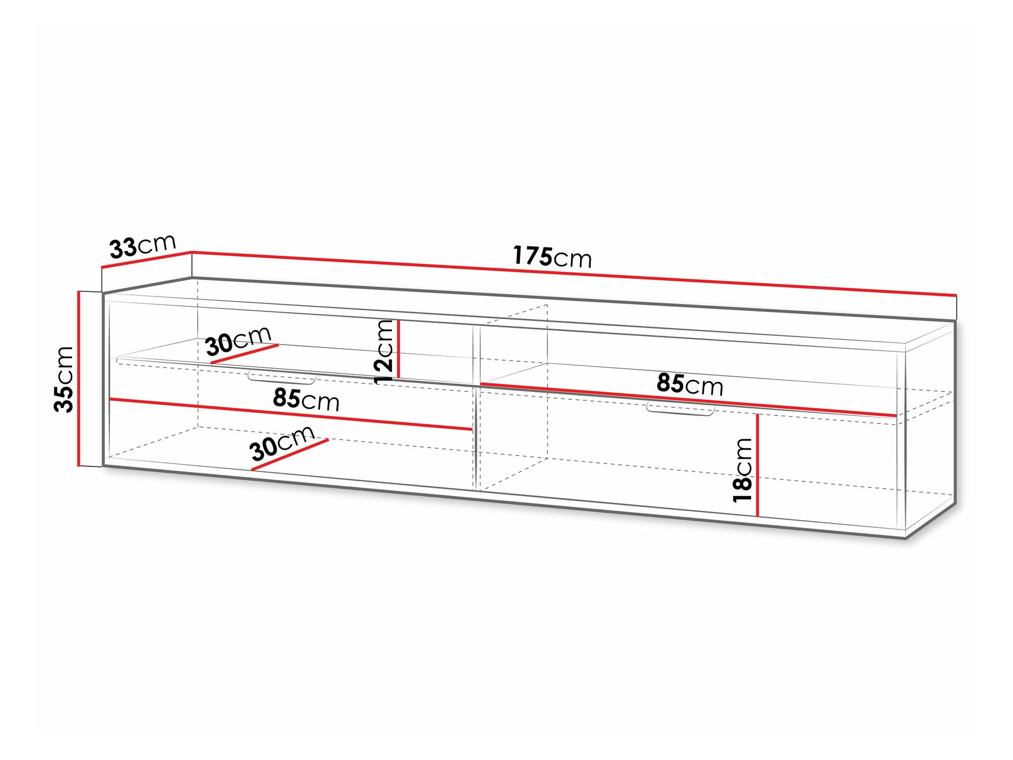 TV-meubel Hamilton 103 (Wit)
