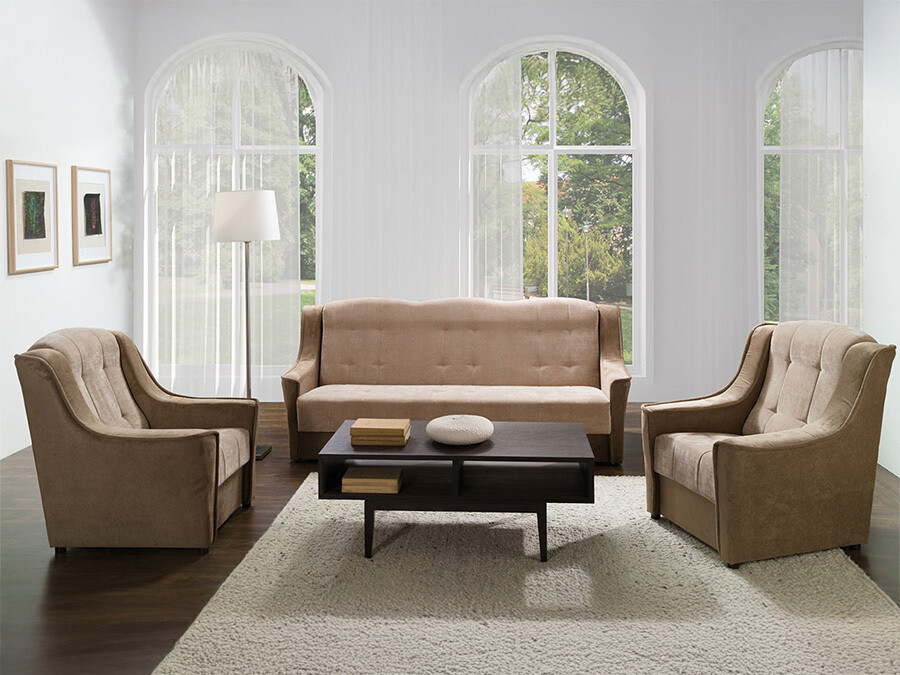 Gestoffeerde meubelset Providence 110 (Ibiza 04 + Ibiza 03)