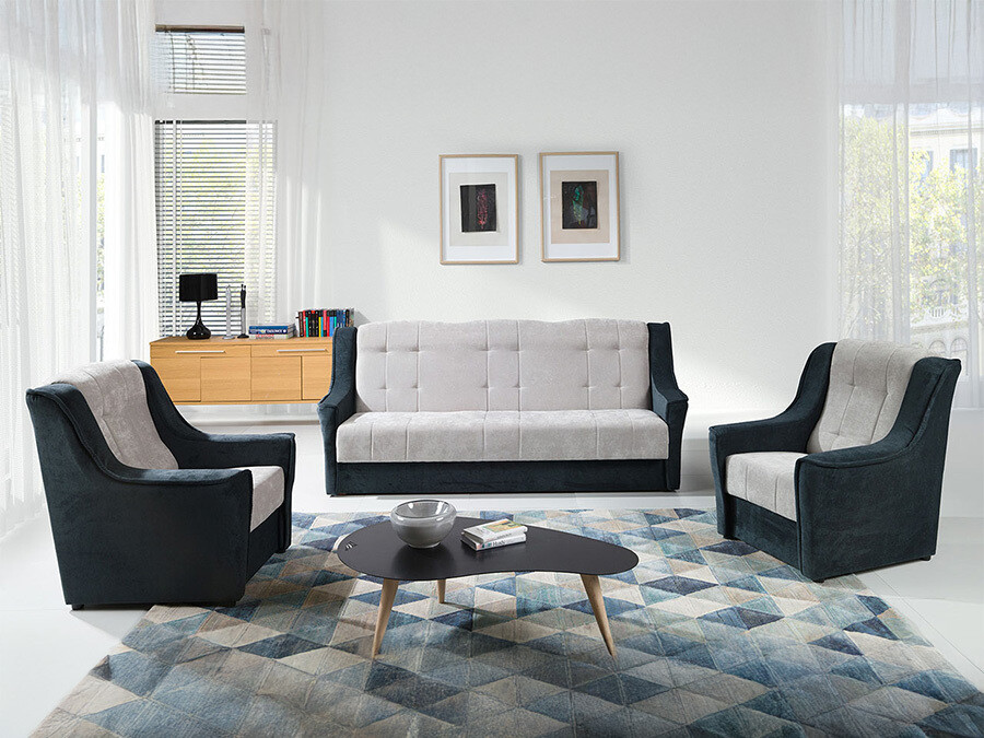 Gestoffeerde meubelset Providence 110 (Ibiza 17 + Ibiza 15)