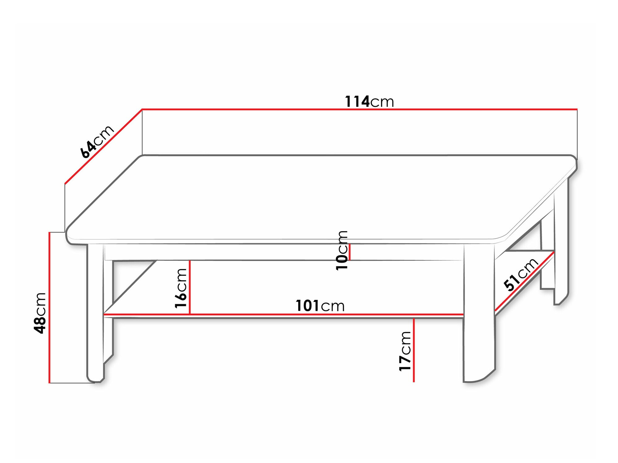Salontafel Melsali 106