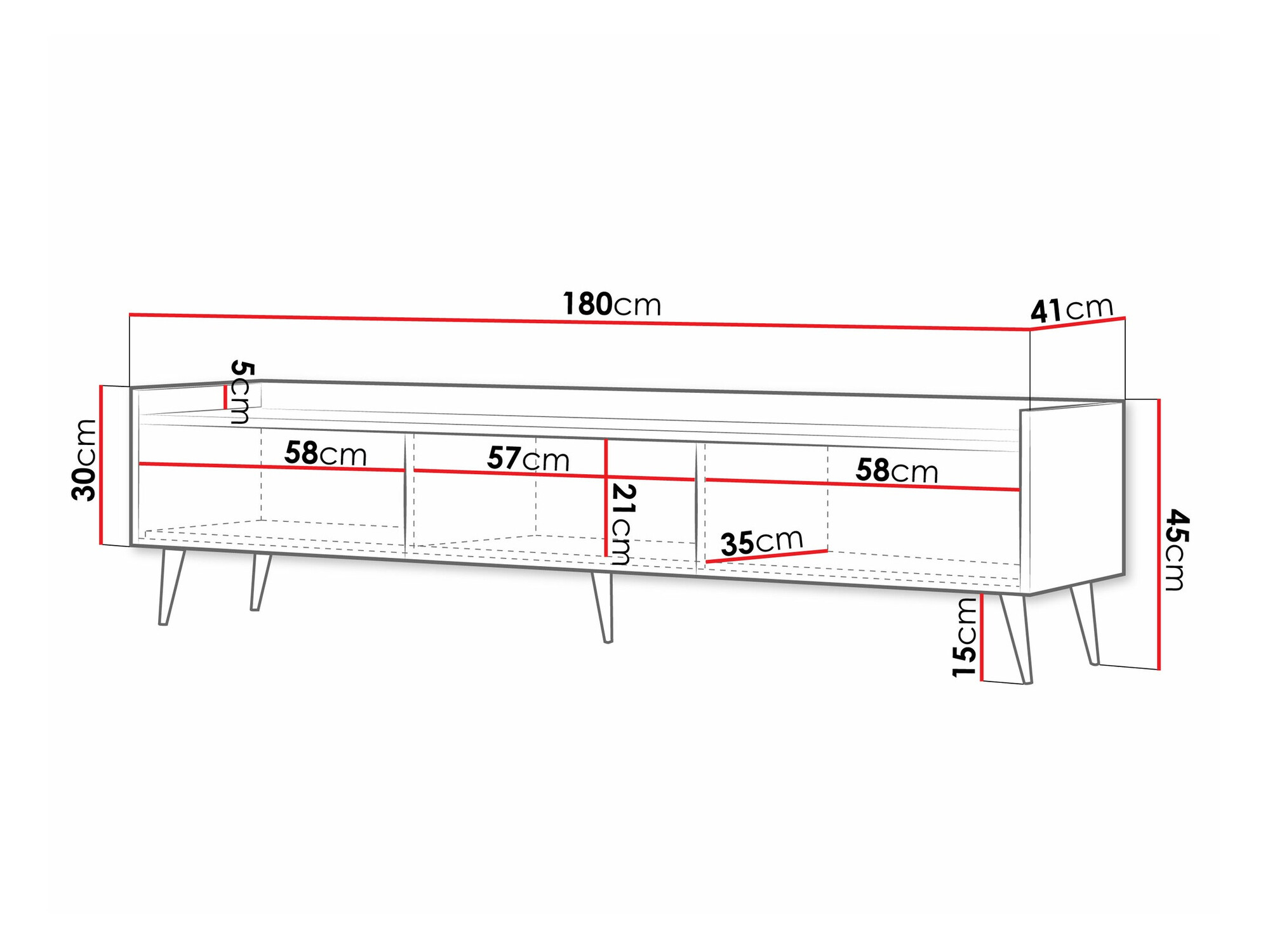 TV-meubel Mirfivu 104