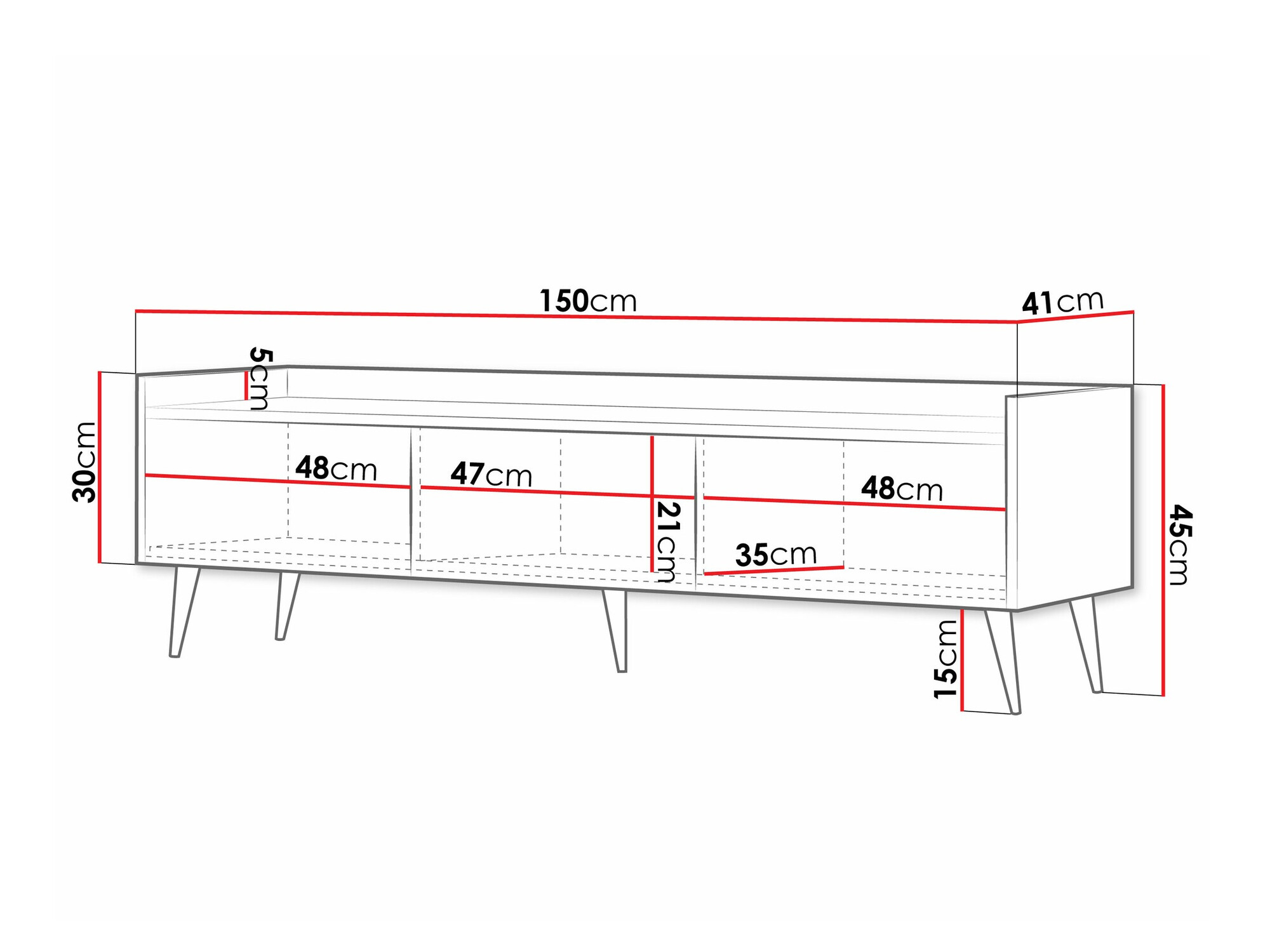 TV-meubel Mirfivu 105