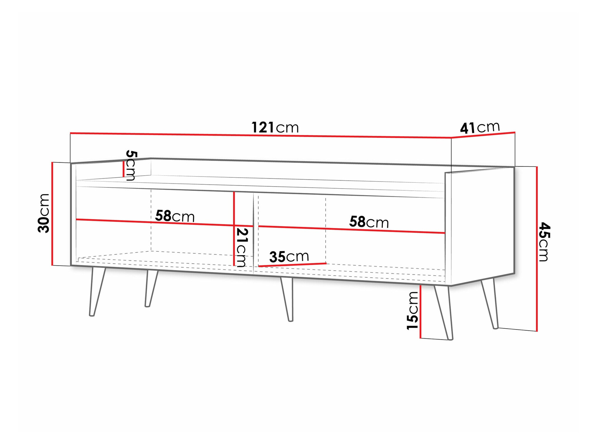 TV-meubel Mirfivu 106