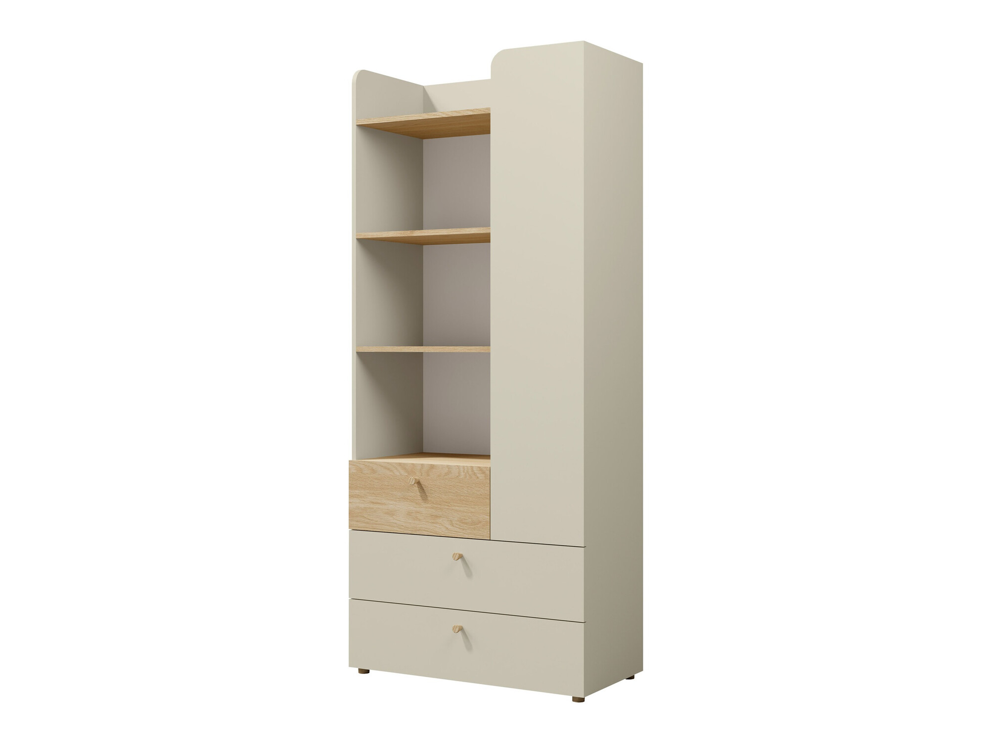 Boekenkast Domcali 102 (Beige + Eiken)