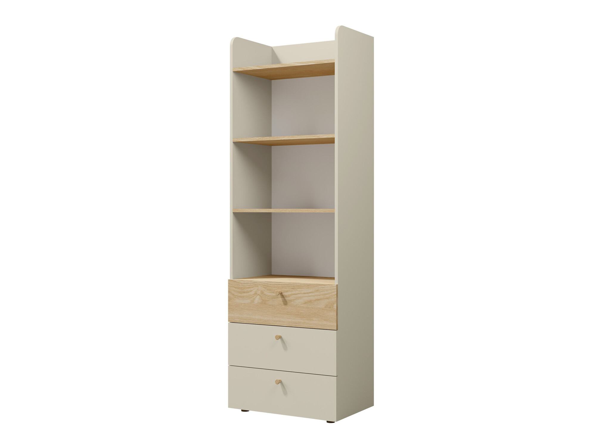 Boekenkast Domcali 104 (Beige + Eiken)