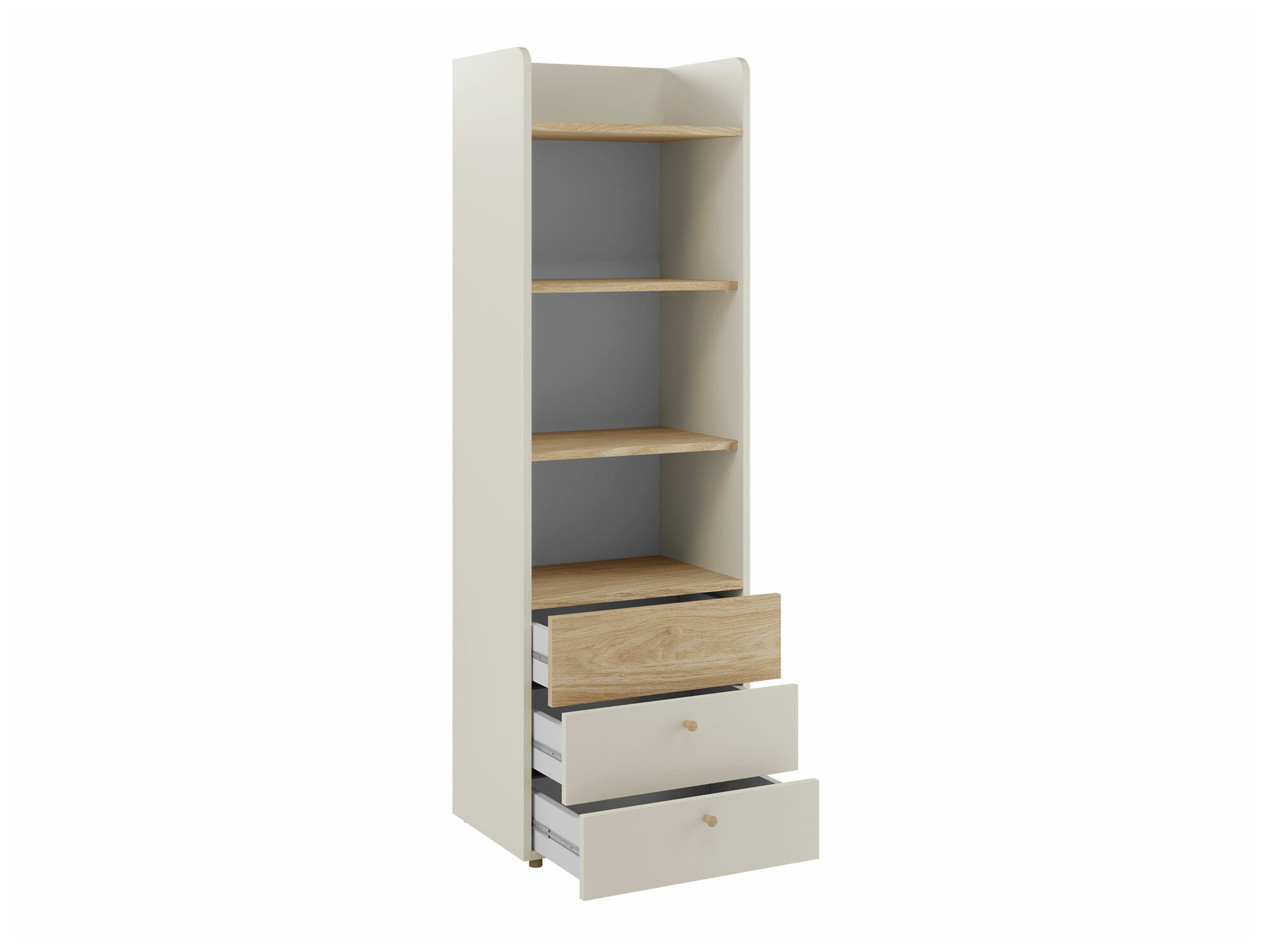 Boekenkast Domcali 104 (Beige + Eiken)