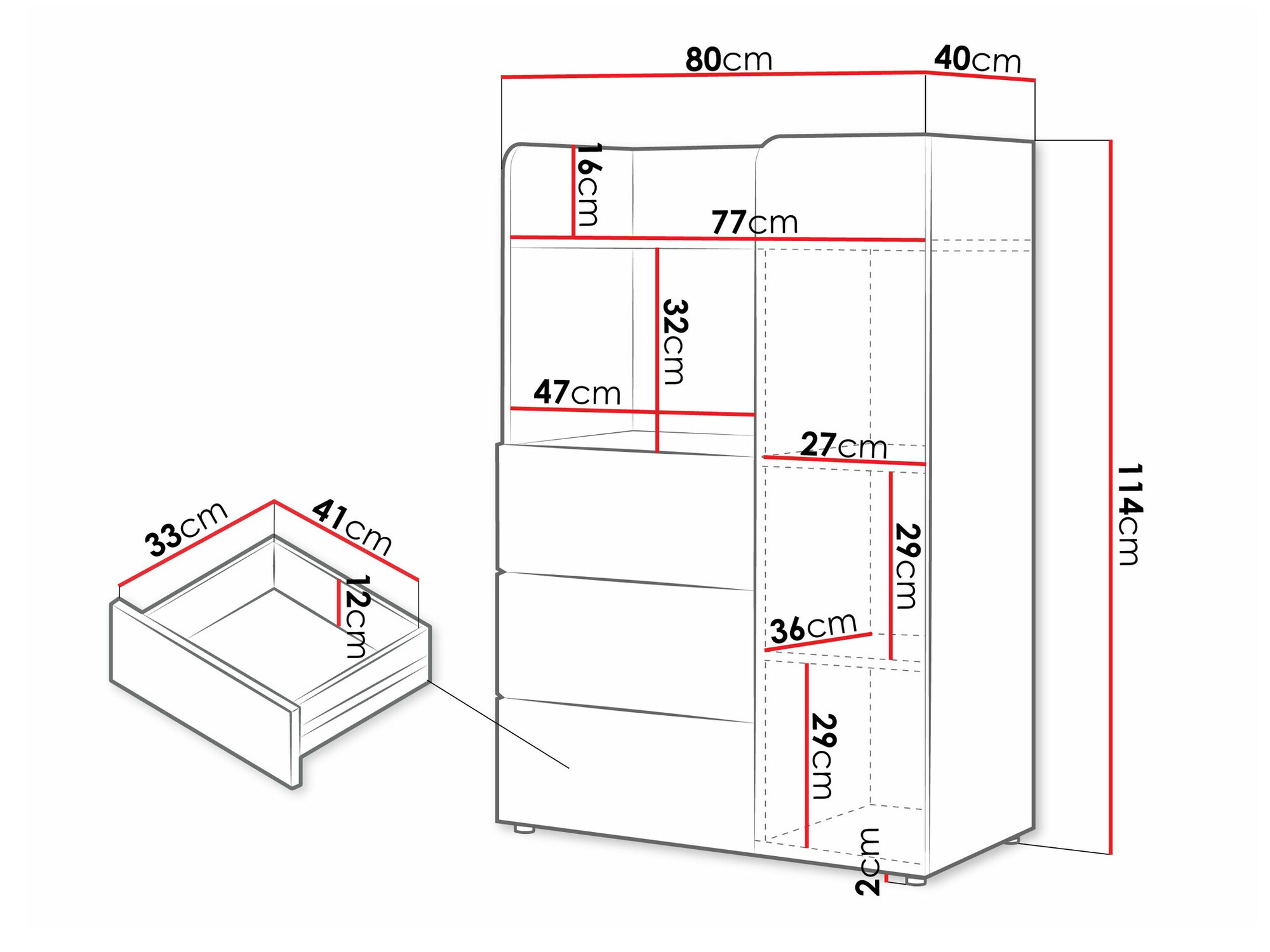 Boekenkast Domcali 106 (Coral + Eiken)