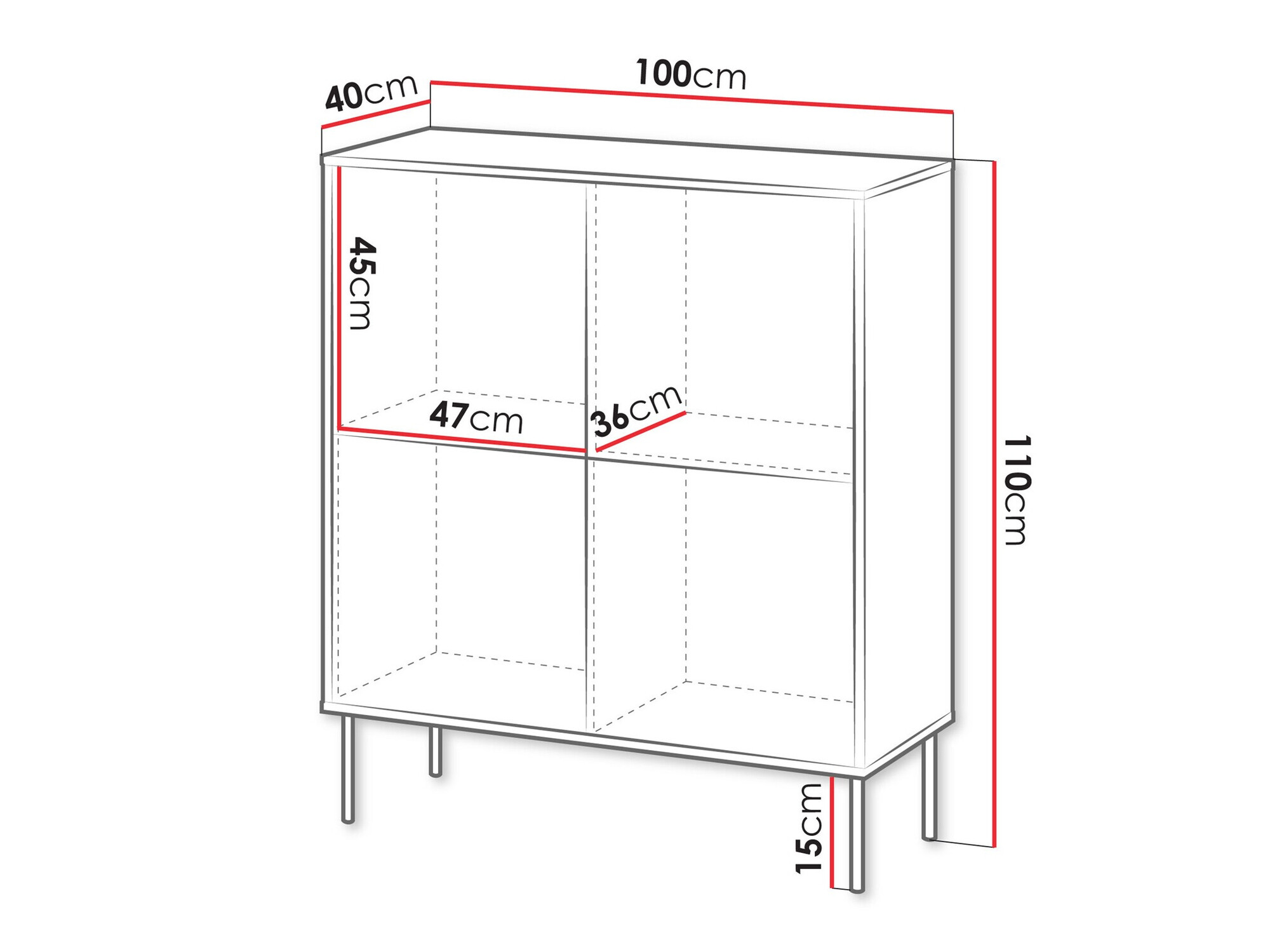 Dressoir Tolete 101 (Beige)