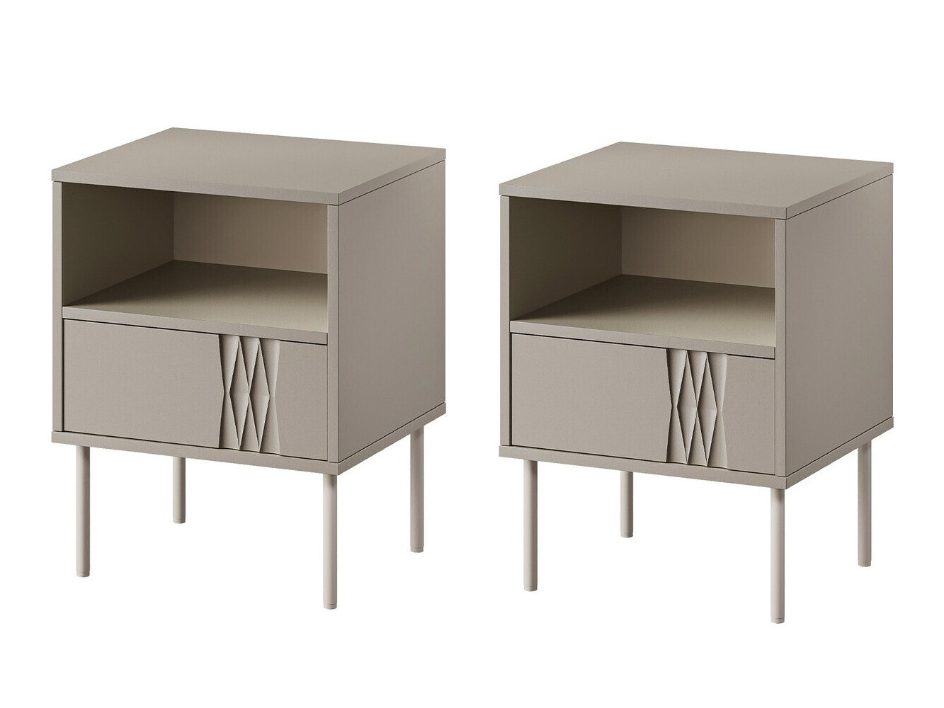 Een set nachtkastjes Tolete 106 (Beige)