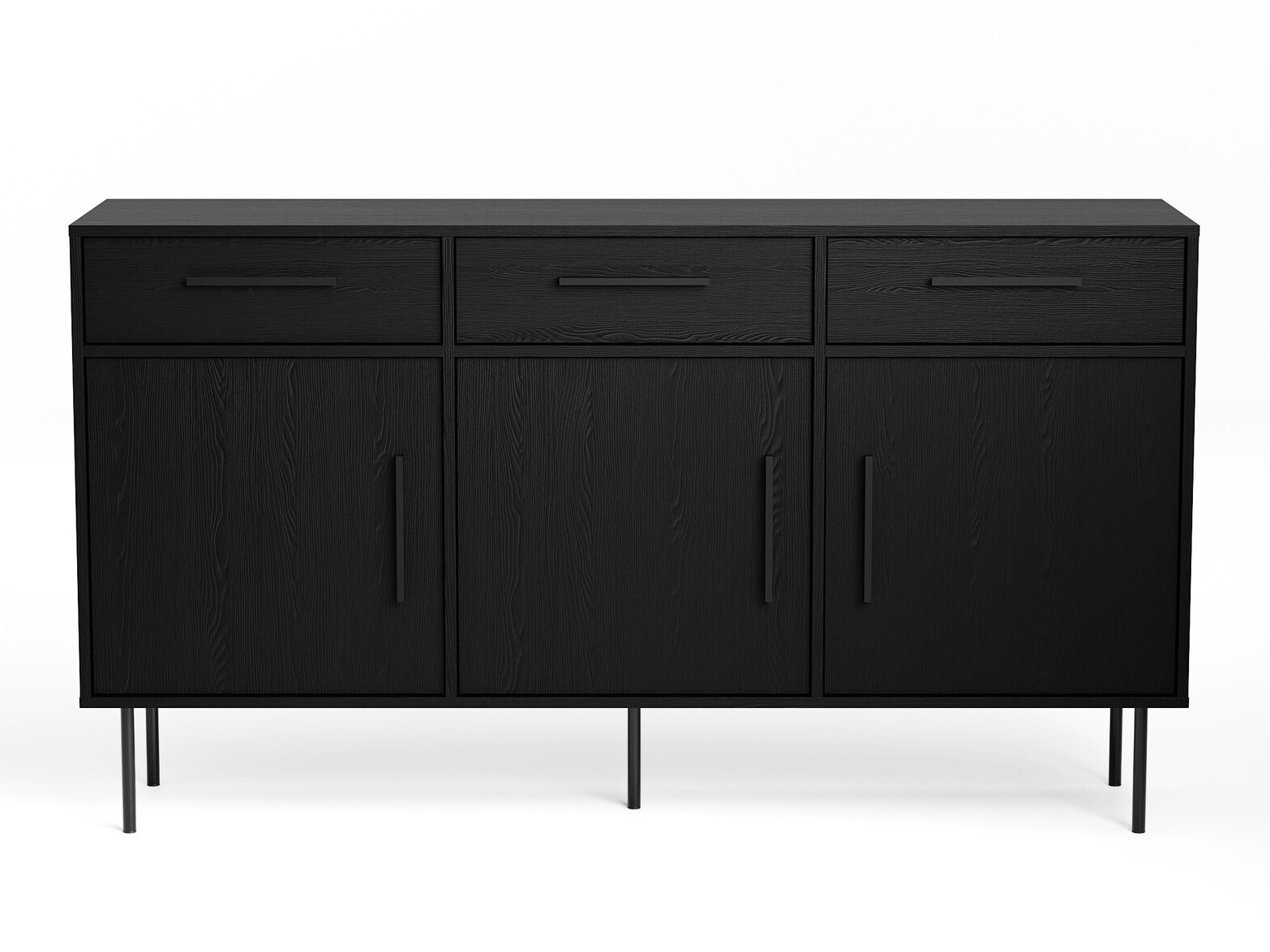 Ladekast Mansfield 104 (Zwart)