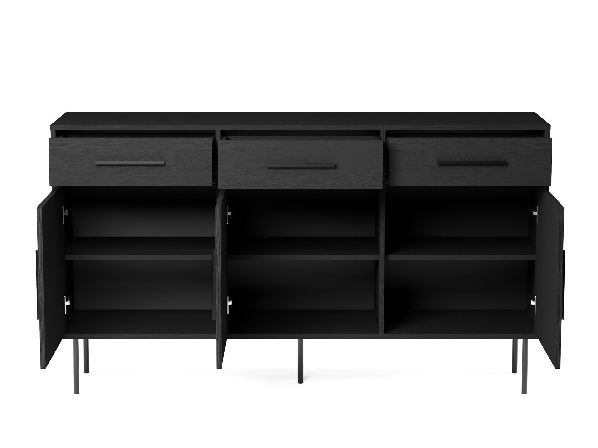 Ladekast Mansfield 104 (Zwart)