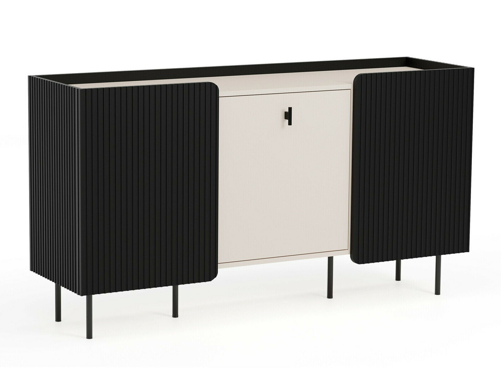 Woonkamerset Mansfield 103 (Zwart + Kasjmier)