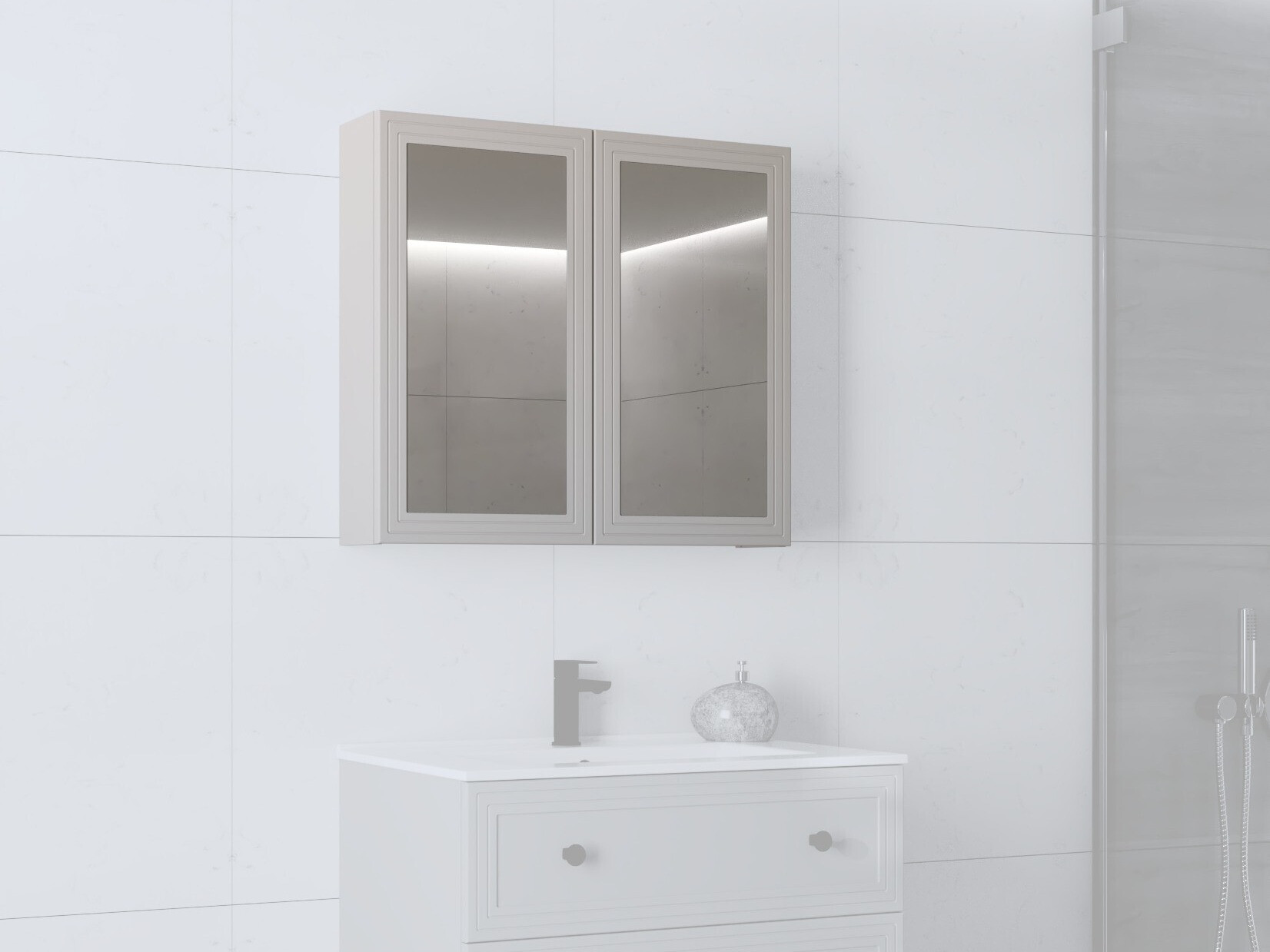 Badkamerspiegelkast Fiovele 102 (Kasjmier)