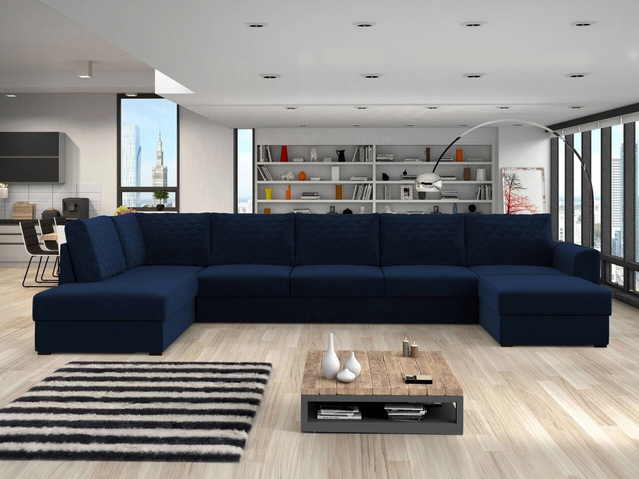 Hoekbank Comfivo 191 (Magic Velvet 2216 + Magic Velvet 2216-P137)