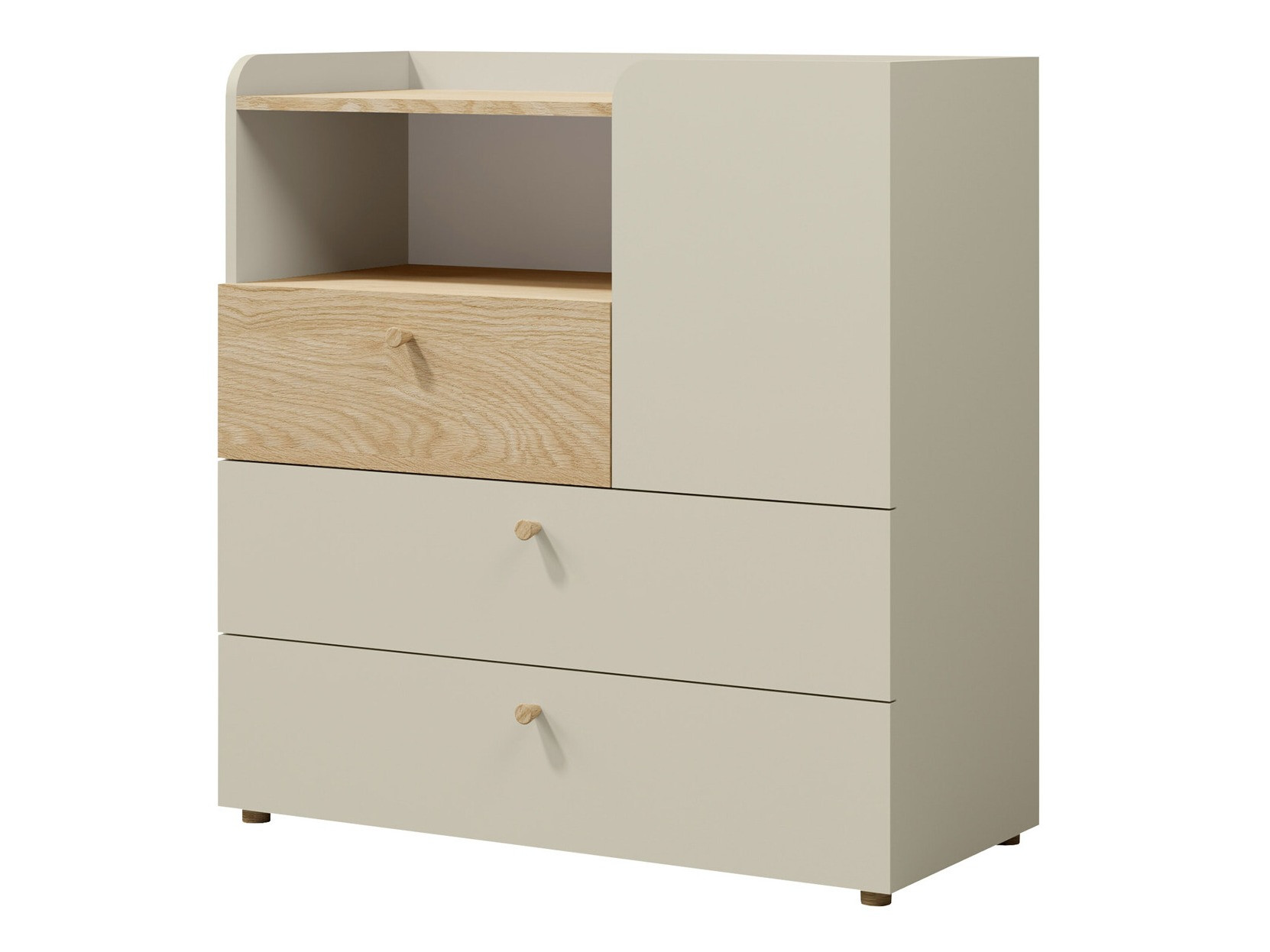 Ladekast Domcali 109 (Beige + Eiken)