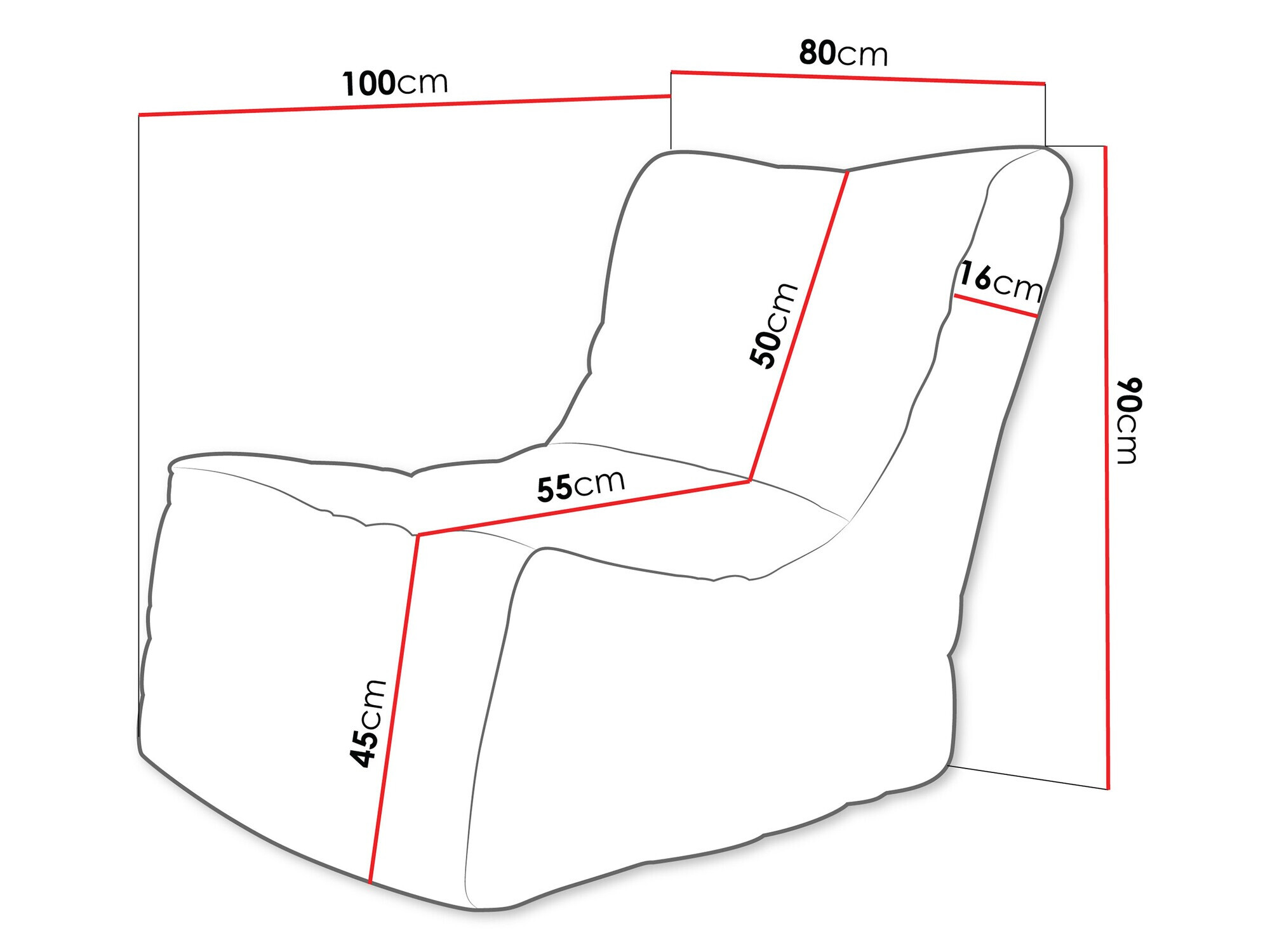 Zitzak Rockford 102 (Poso 100)
