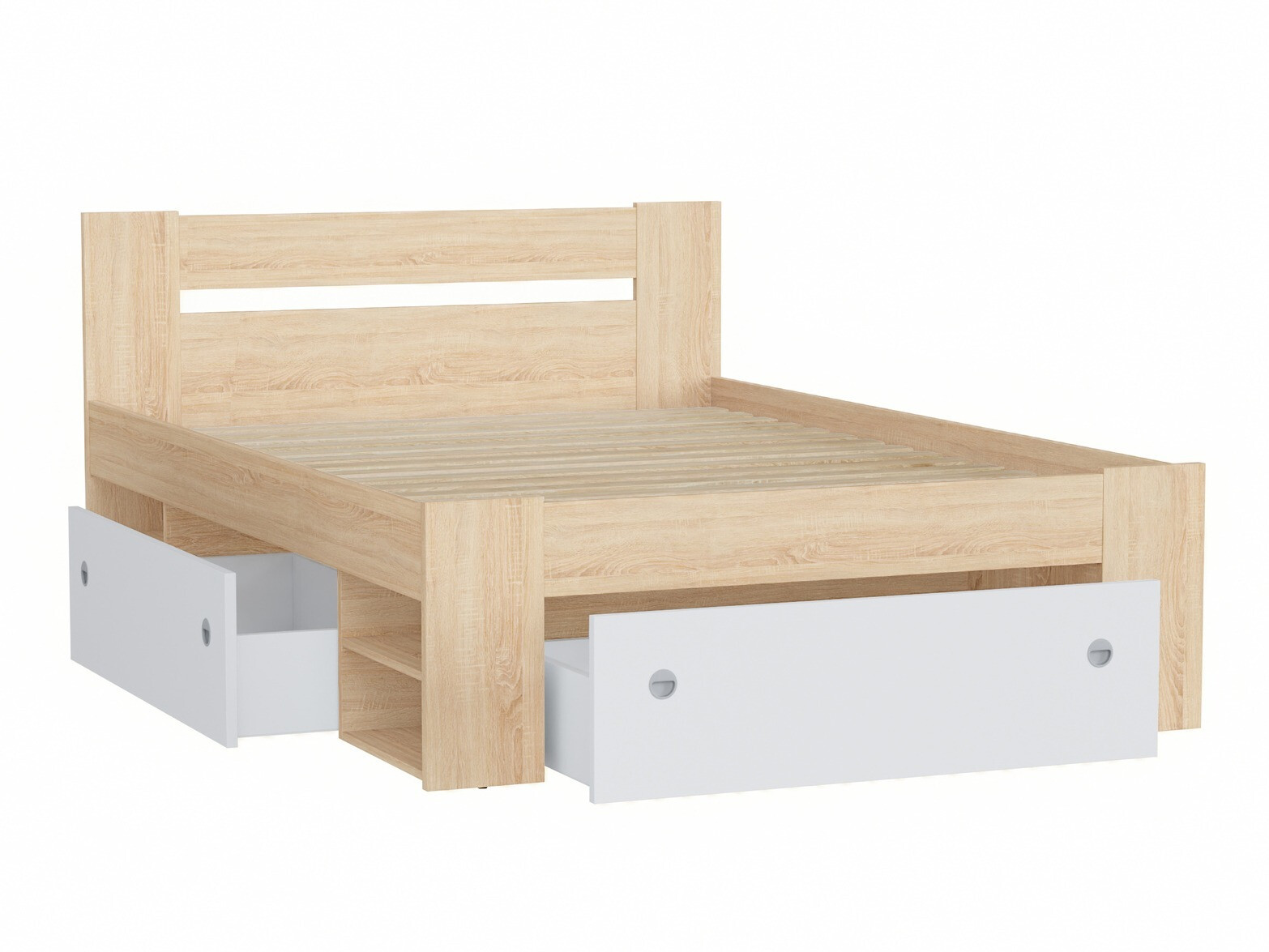 Bed Novsore 128 (Sonoma eik)