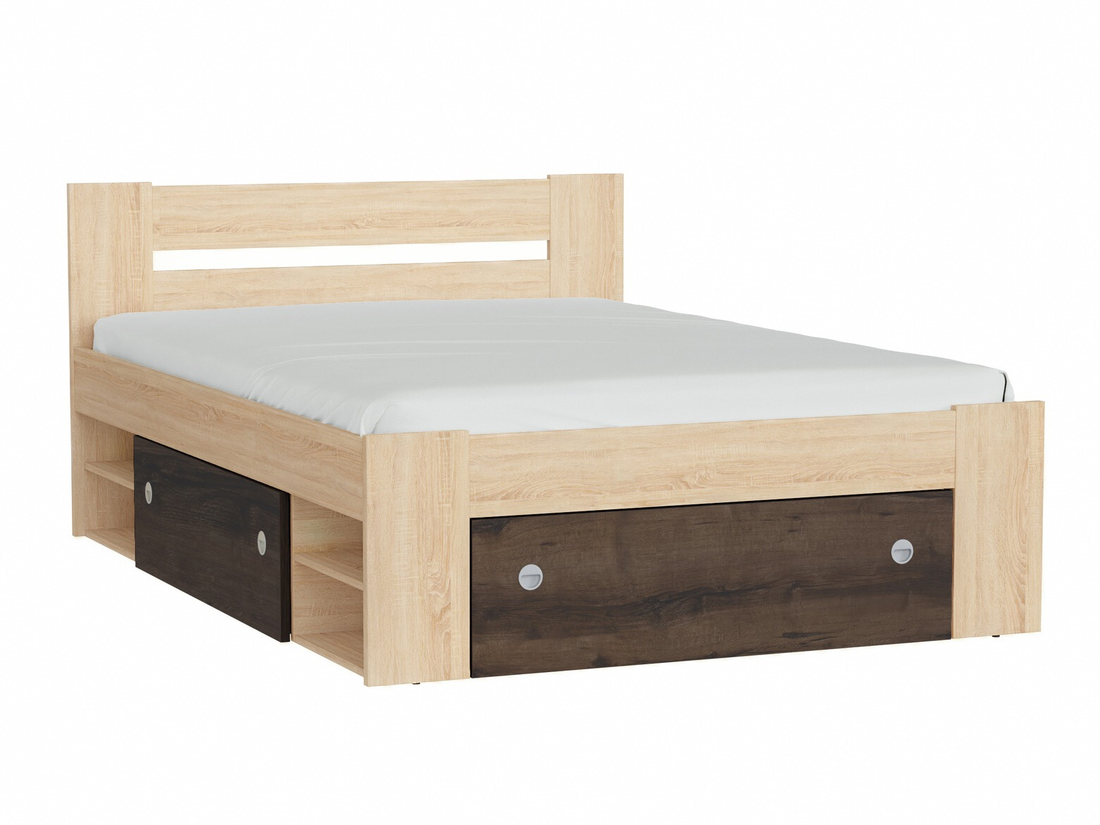 Bed Novsore 128 (Sonoma eik)