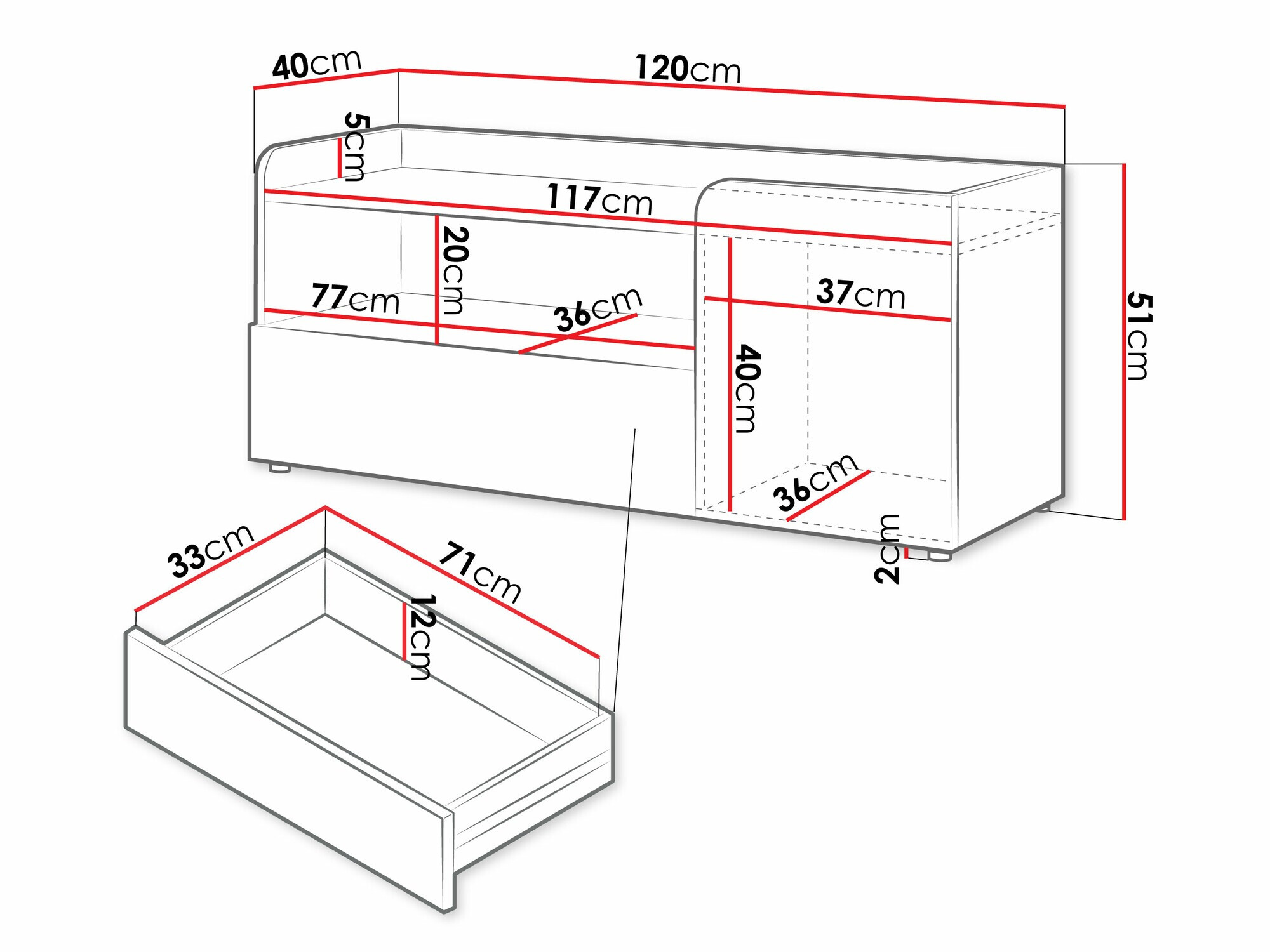 TV-meubel Domcali 111