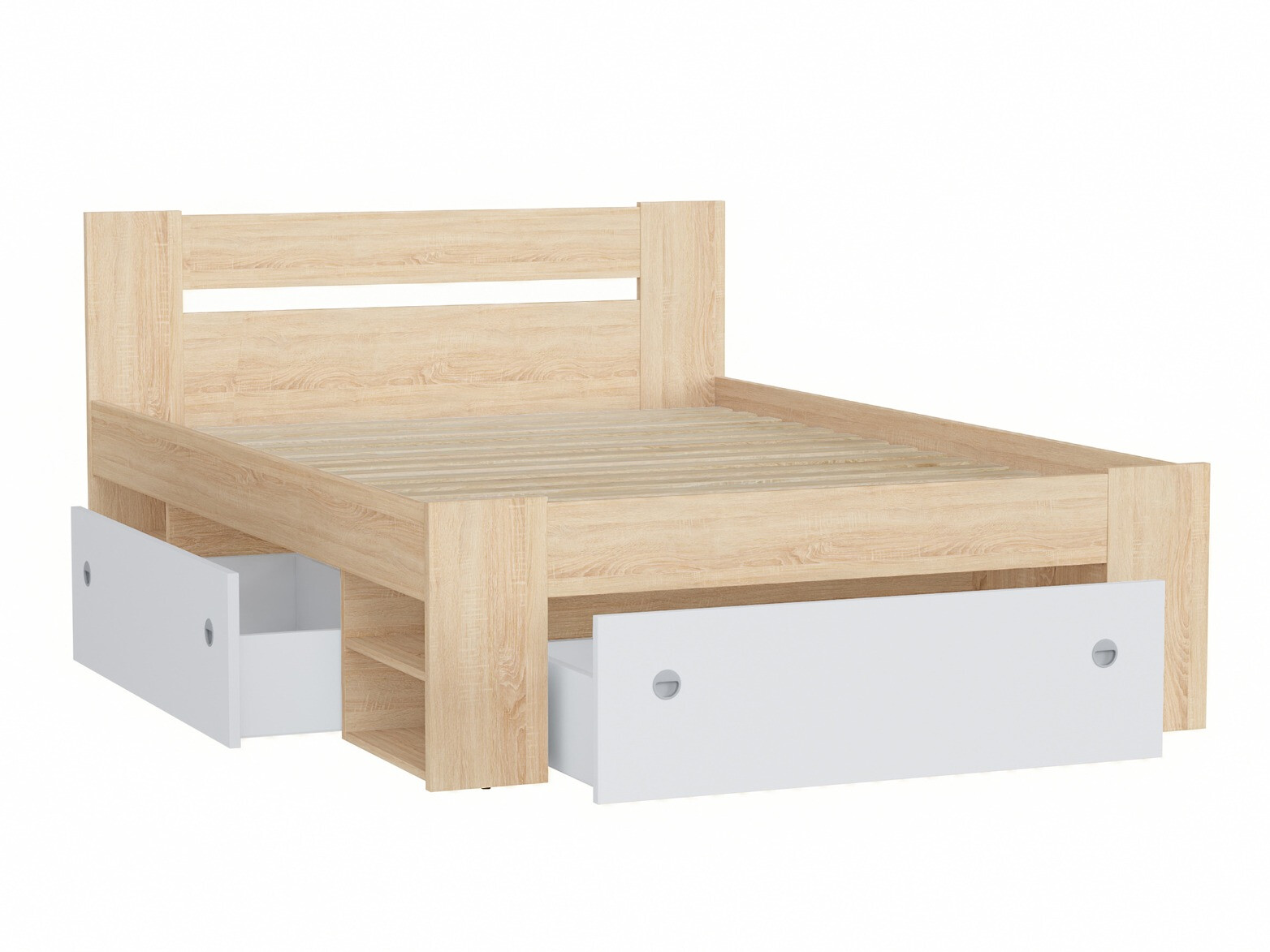 Bed Novsore 130 (Sonoma eik)