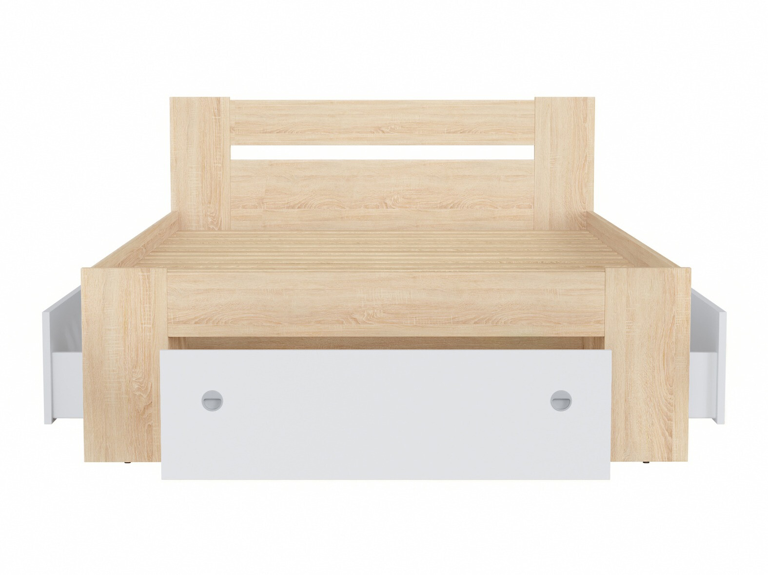 Bed Novsore 130 (Sonoma eik)