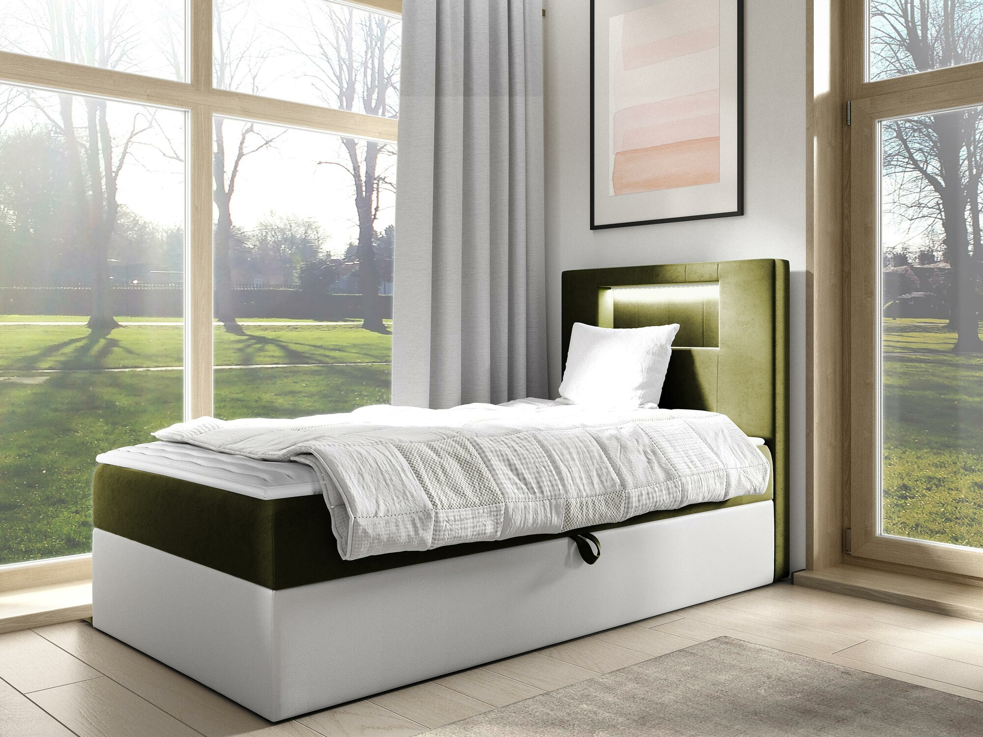 Boxspring Baltimore 169 (Soft 017 + Fresh 12)