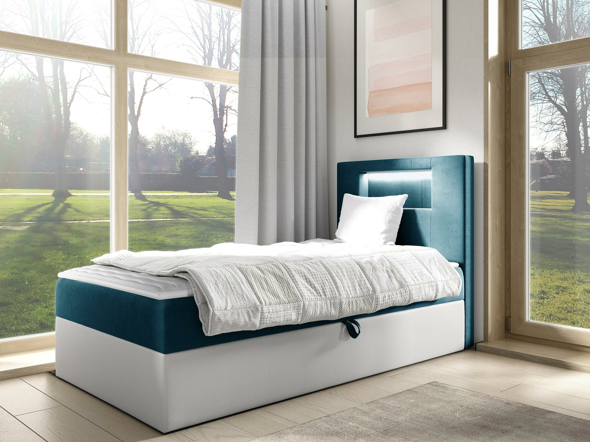 Boxspring Baltimore 169 (Soft 017 + Fresh 34)