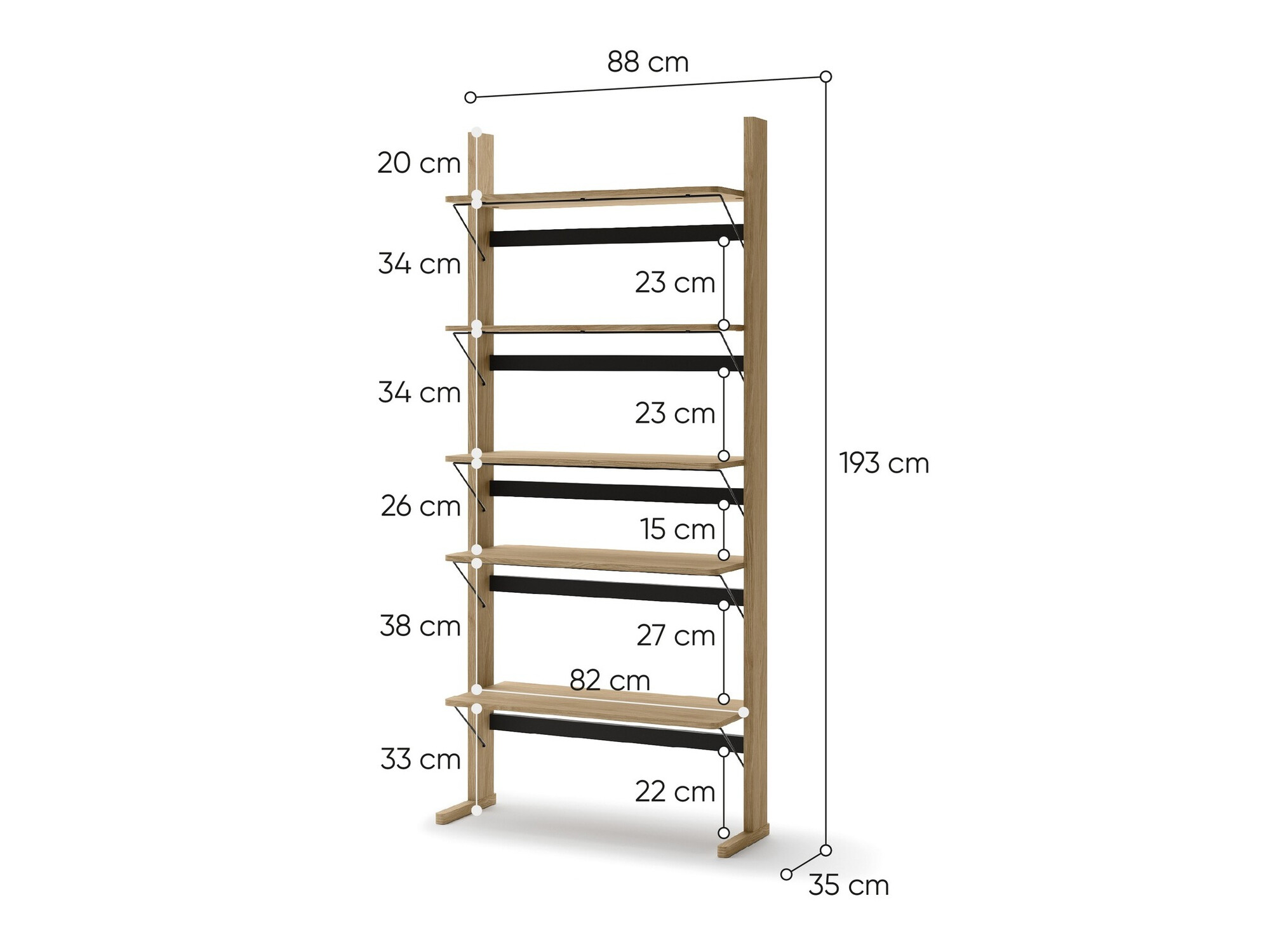 Boekenkast Feleliu 104