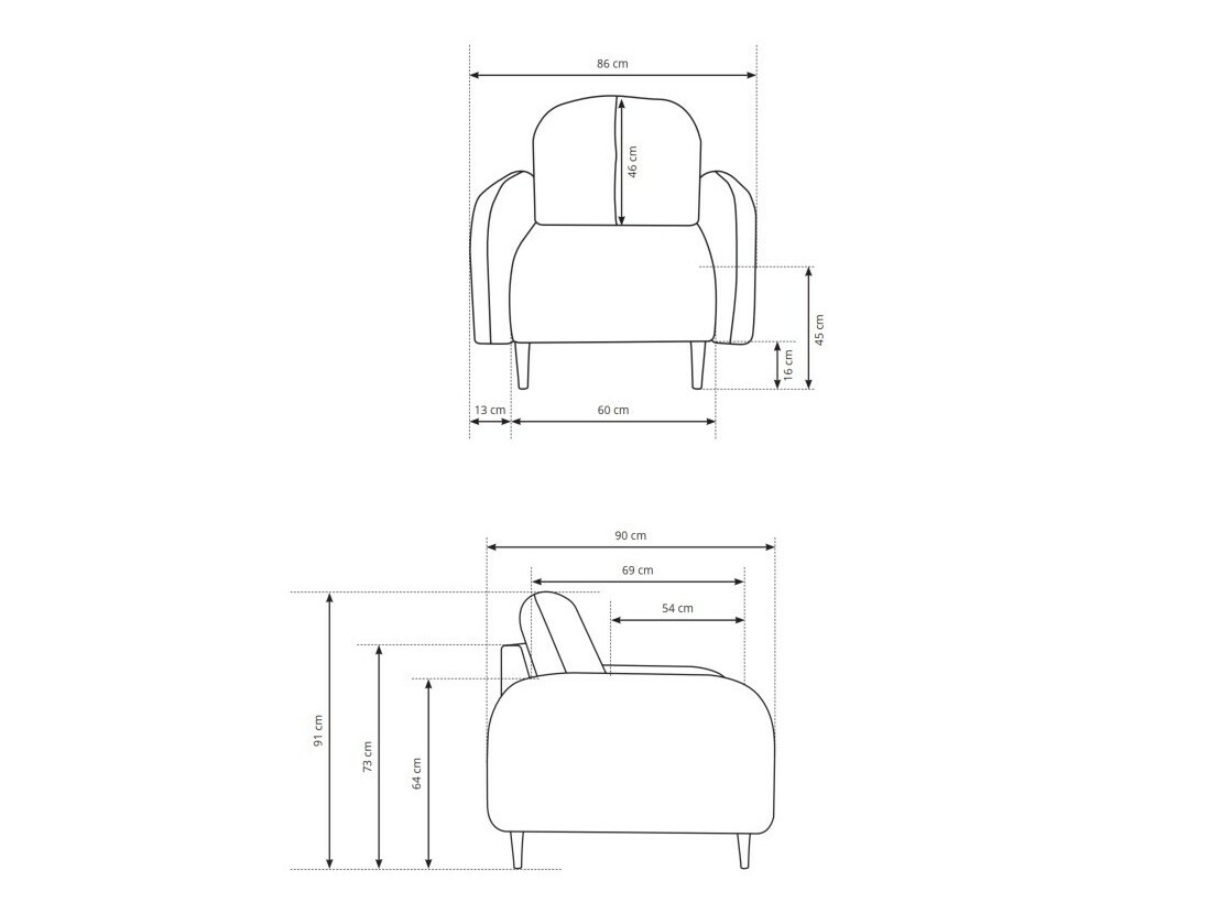 Fauteuil Kingston 155 (Elma 14)