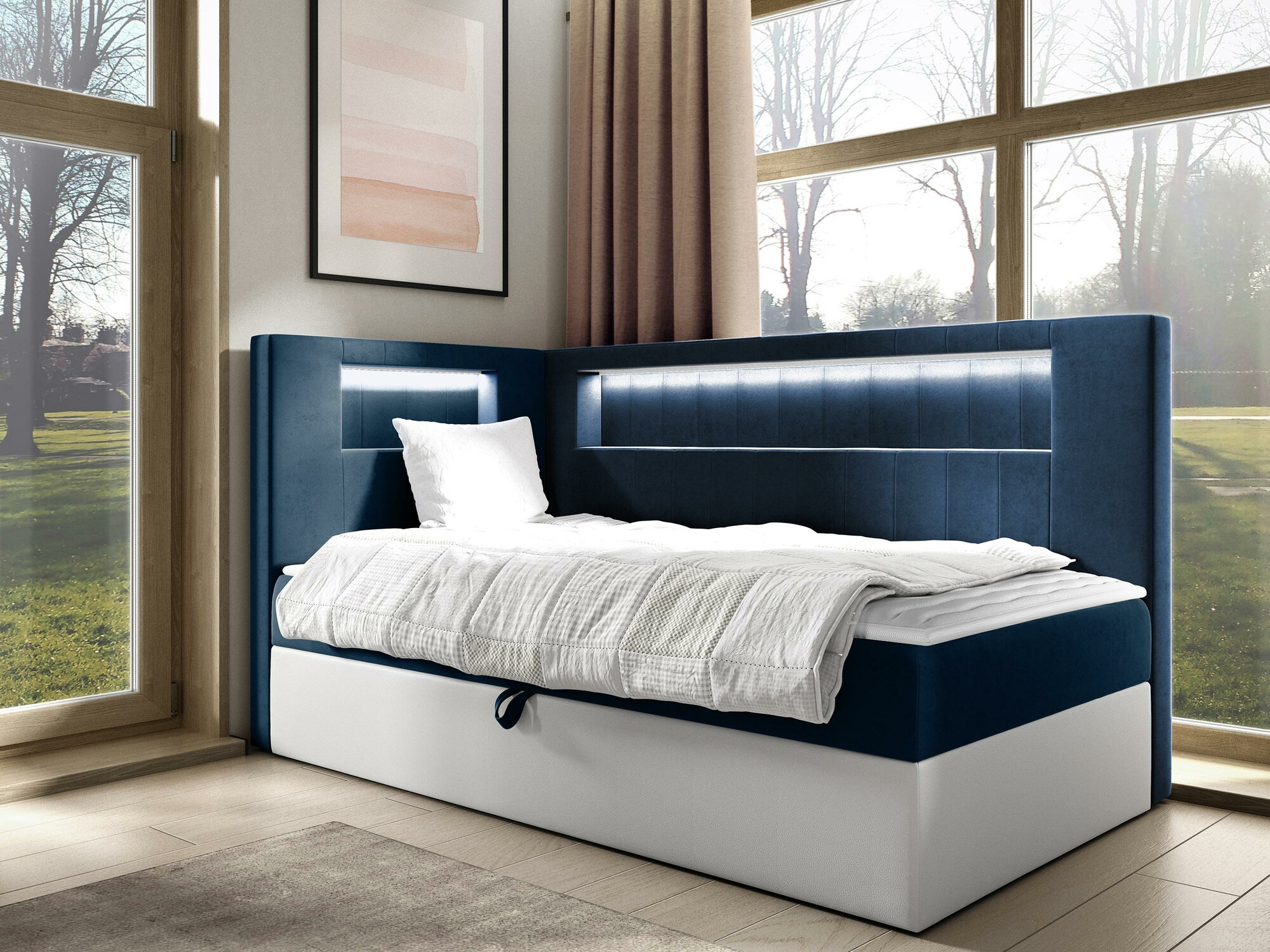 Boxspring Baltimore 172 (Soft 017 + Fresh 11)