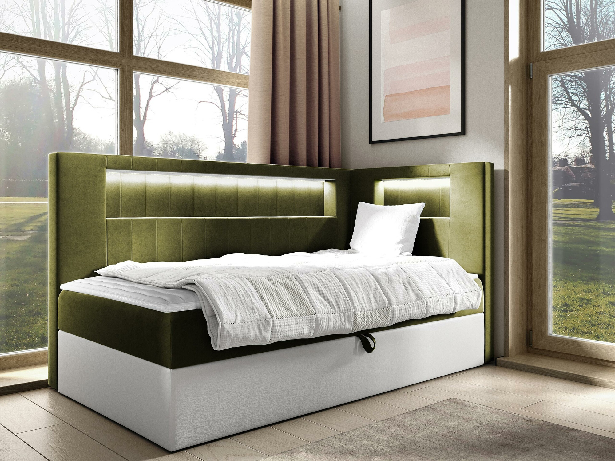 Boxspring Baltimore 172 (Soft 017 + Fresh 12)
